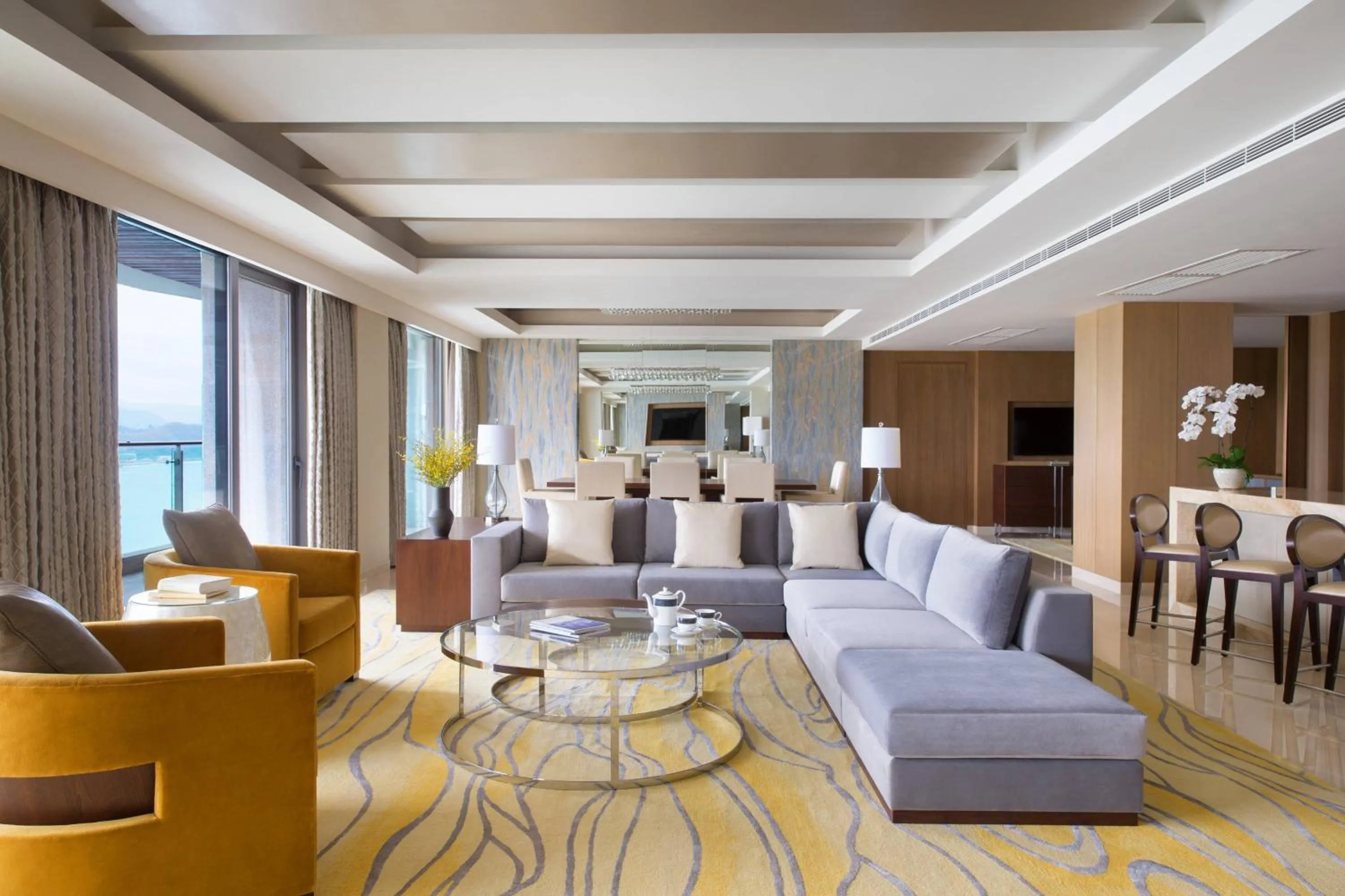 Living room in JW Marriott Hotel Sanya Dadonghai Bay