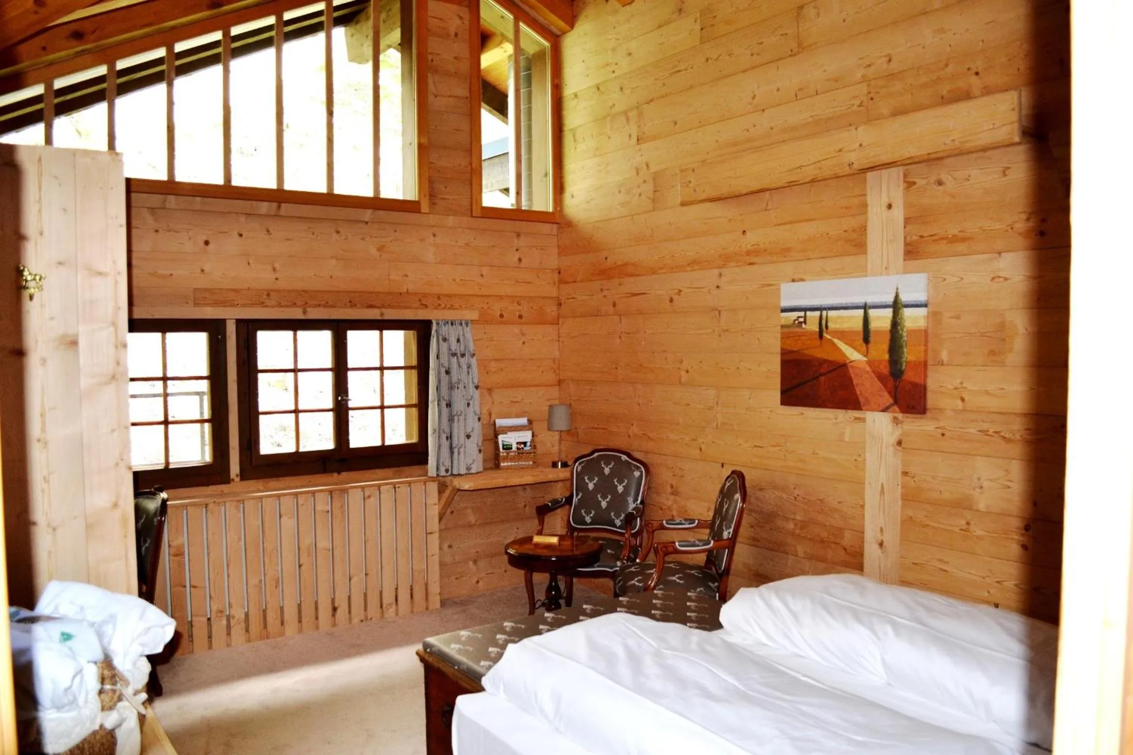 Photo of the whole room, Bed in Waldhotel Doldenhorn