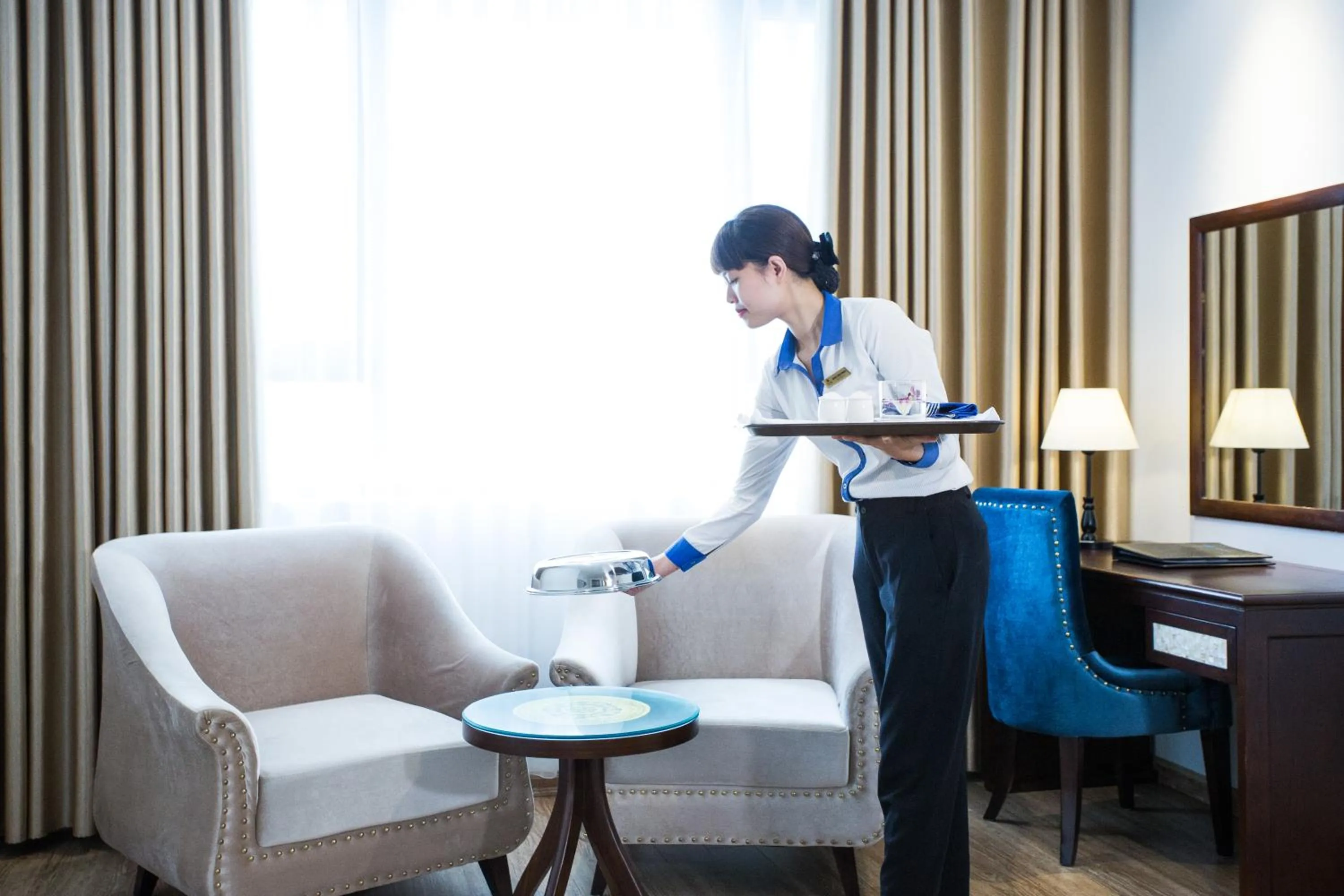 Staff in Song Loc Luxury Hotel