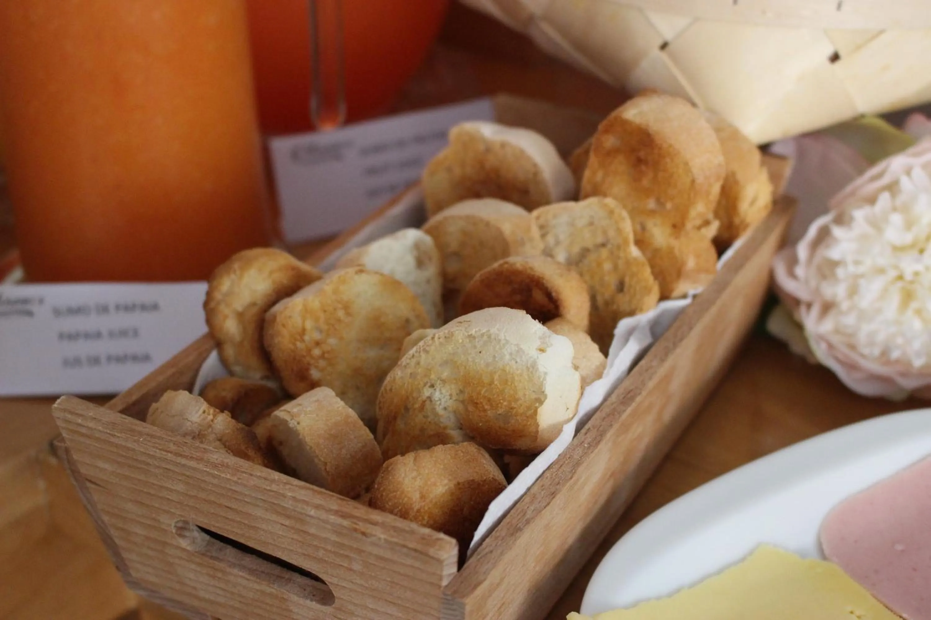 Food close-up in Morenos Boutique Hotel