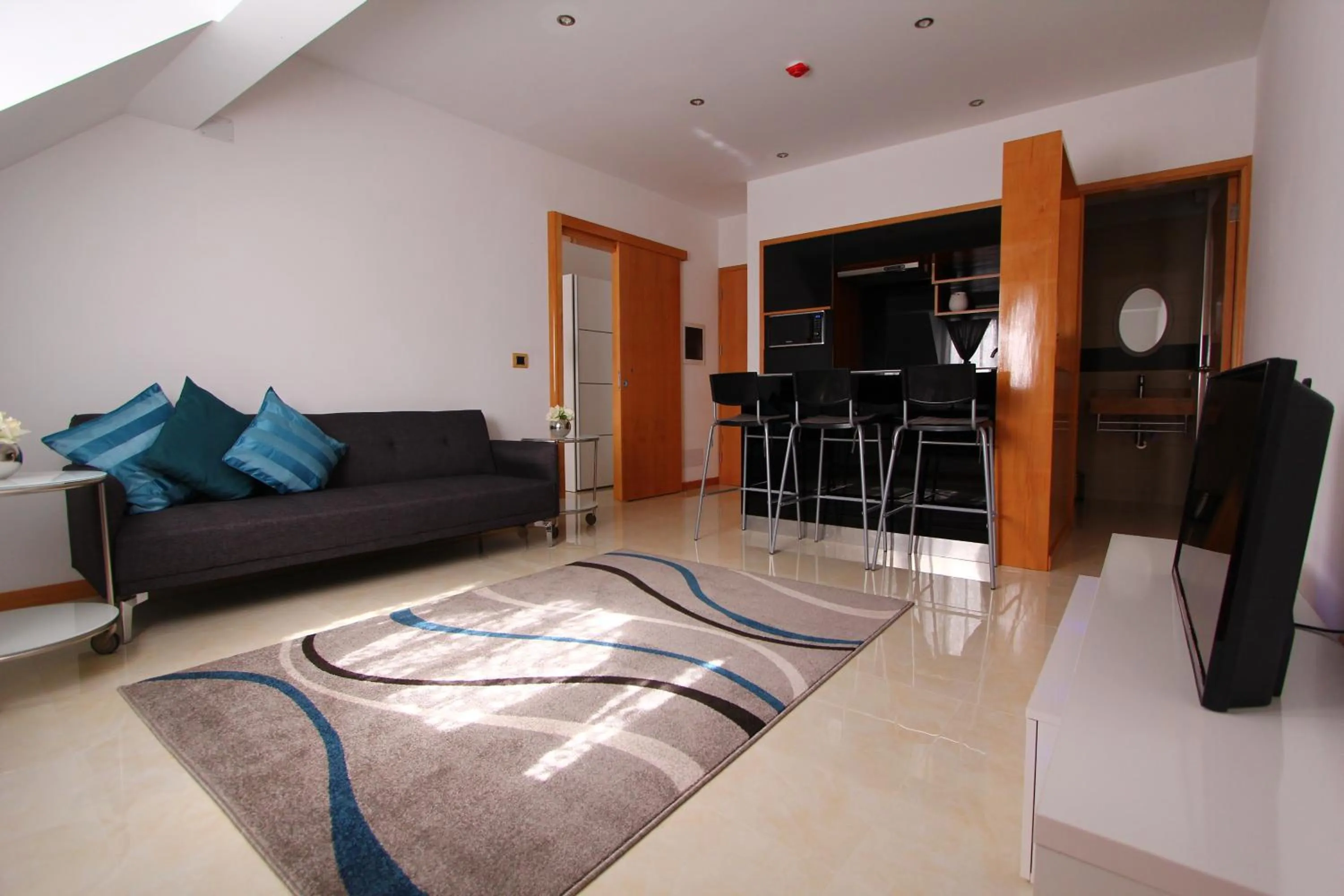 Kitchen or kitchenette in Morenos Boutique Hotel