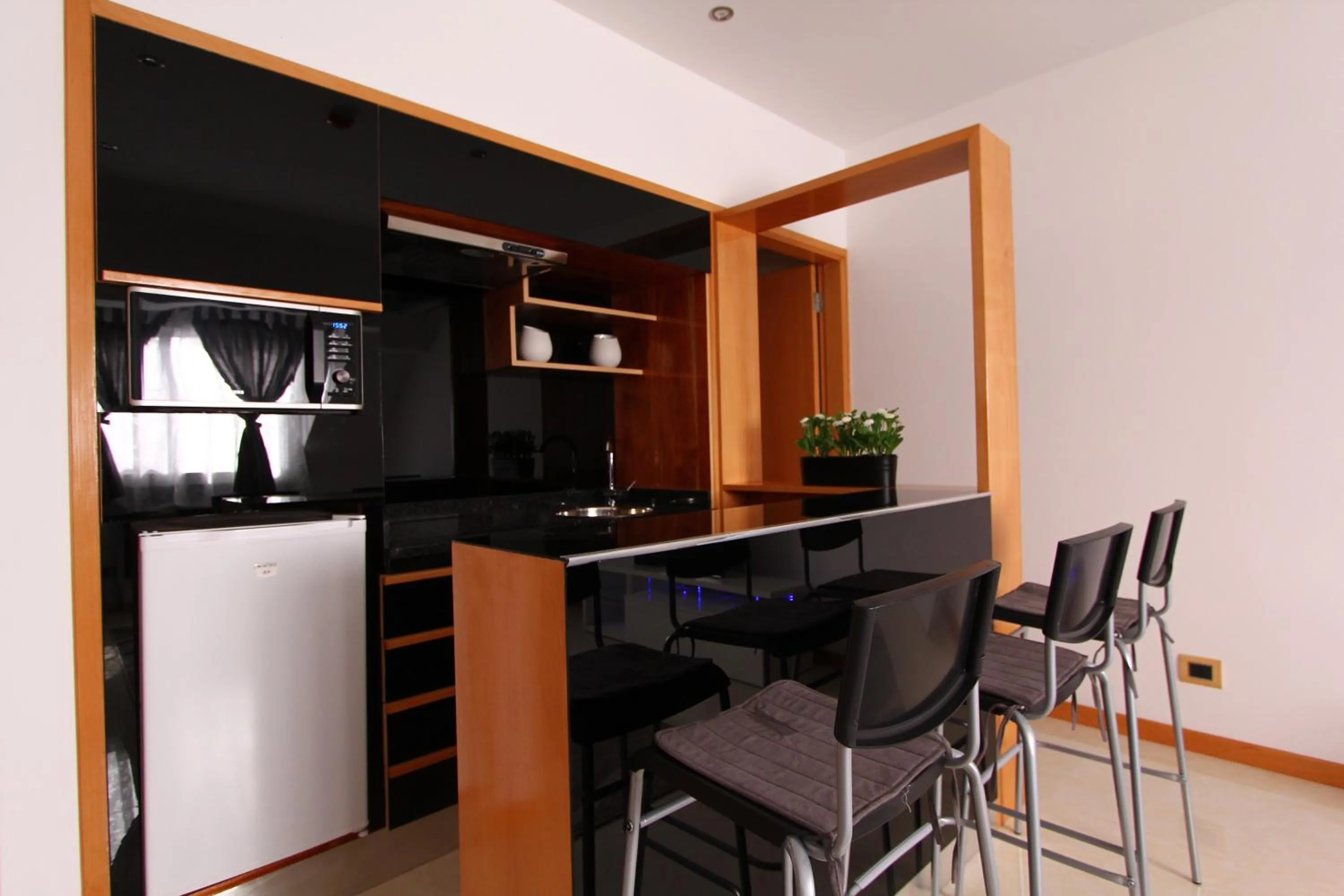 Kitchen or kitchenette in Morenos Boutique Hotel