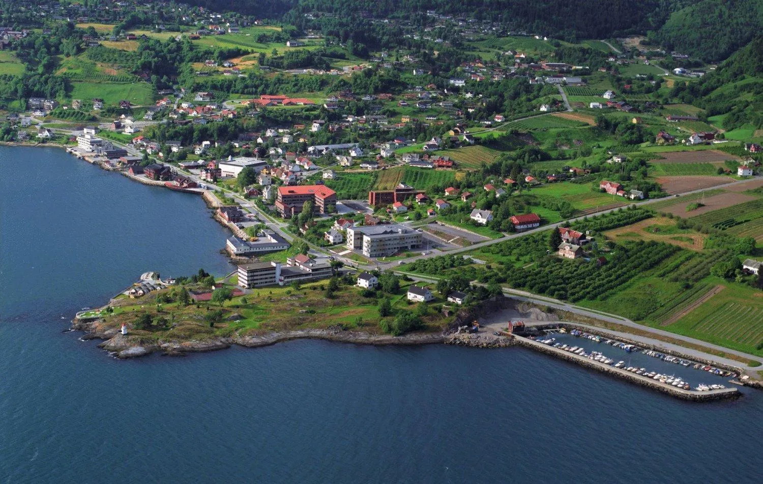 Day, Bird's-eye View in Sognefjord Hotel