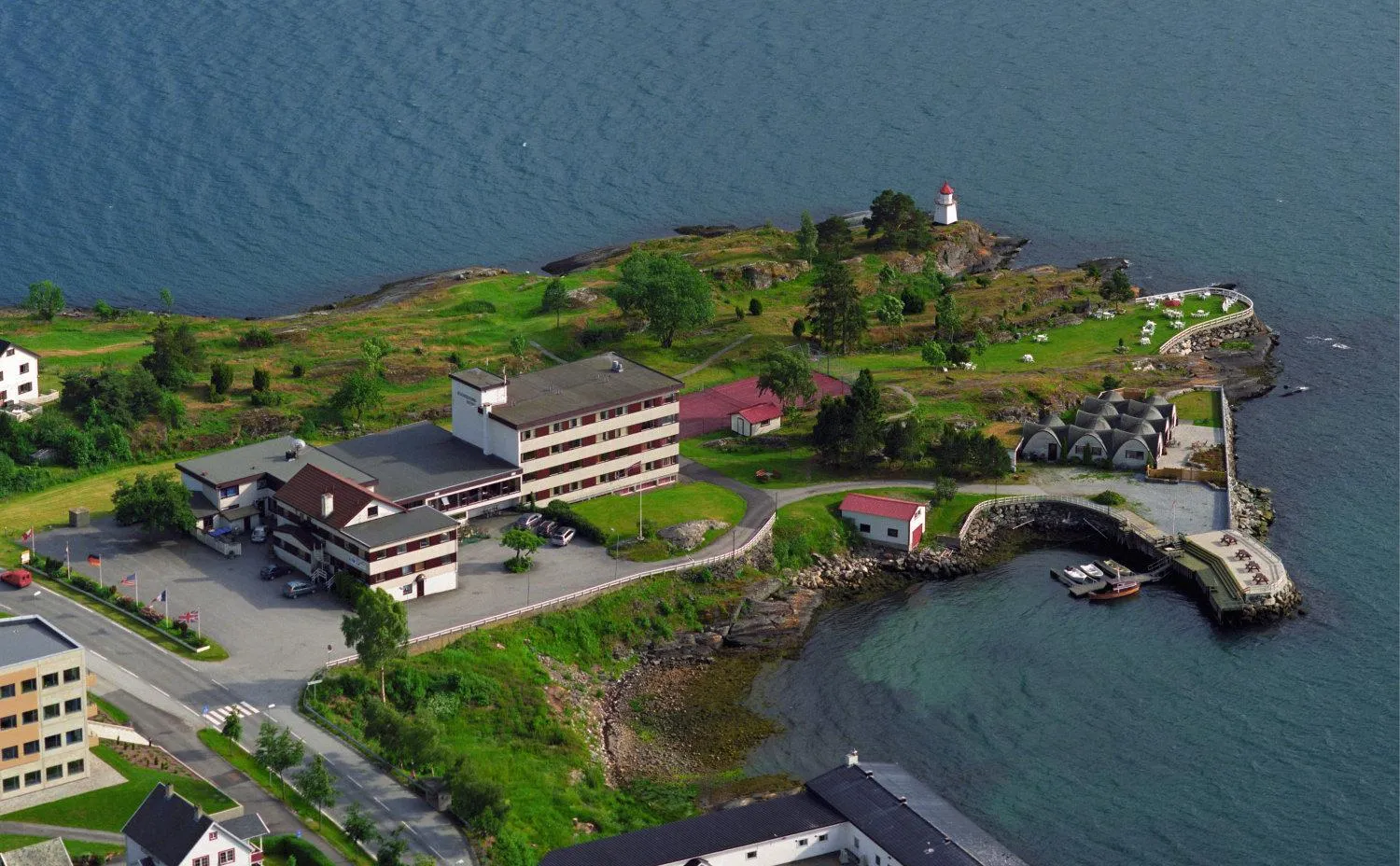 Day, Bird's-eye View in Sognefjord Hotel