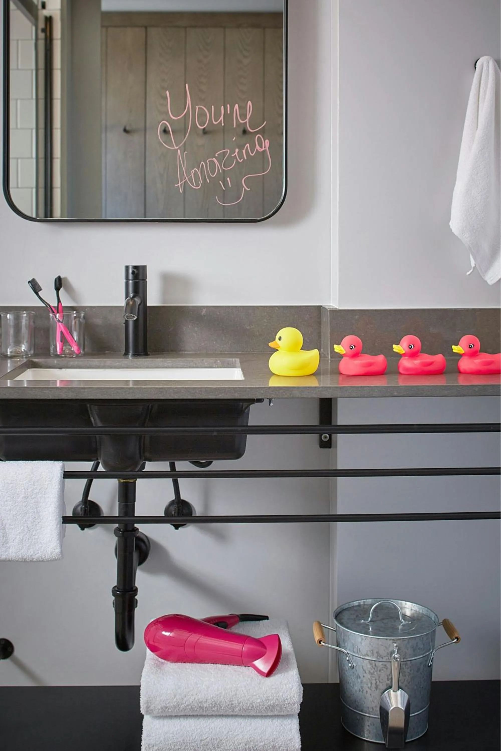 Bathroom in MOXY Denver Cherry Creek