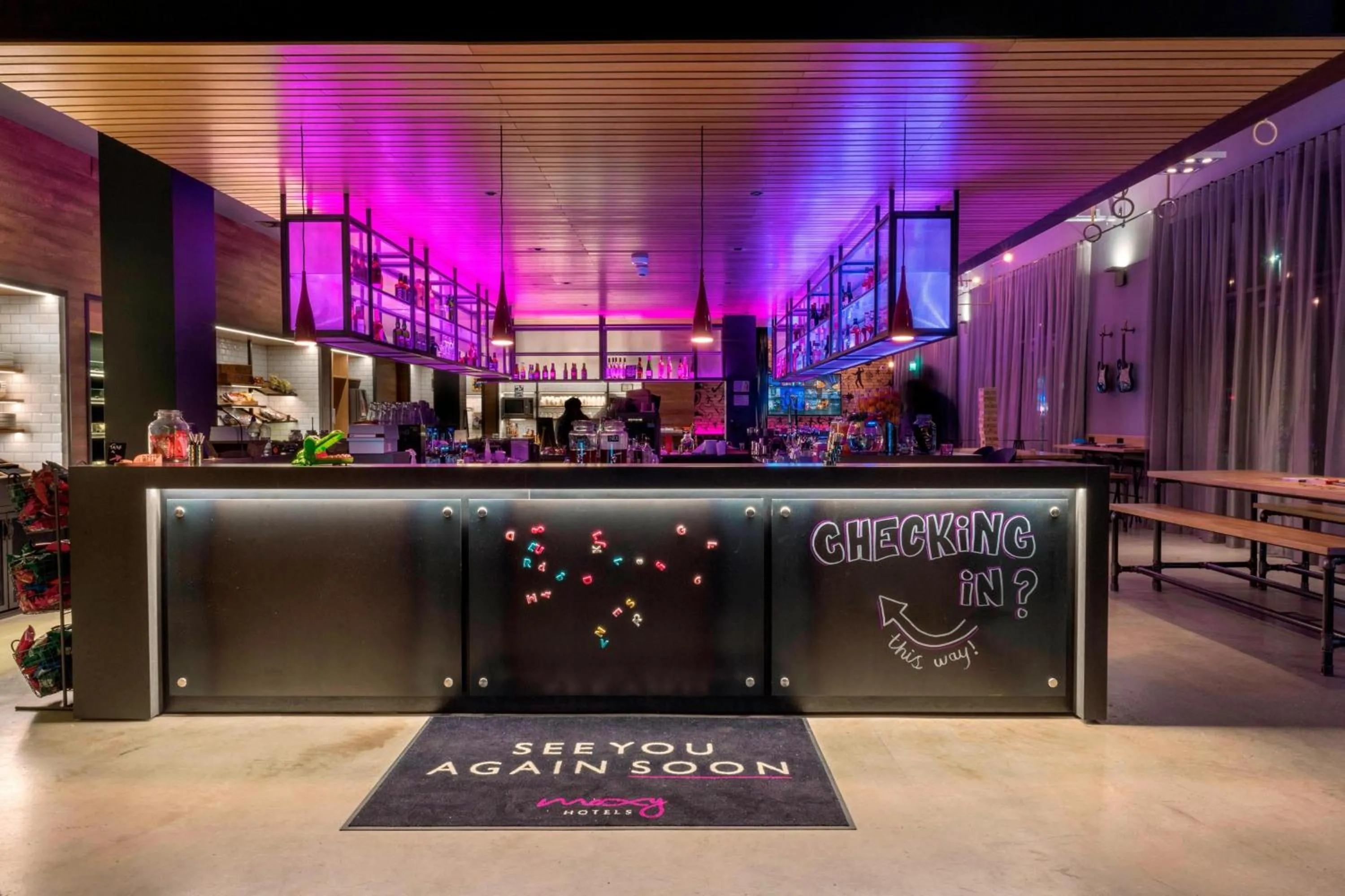 Lobby or reception in Moxy London Stratford