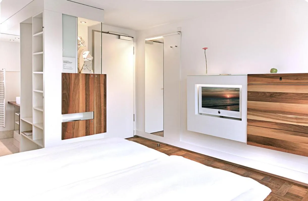 Bed in HOPPER Hotel St. Josef