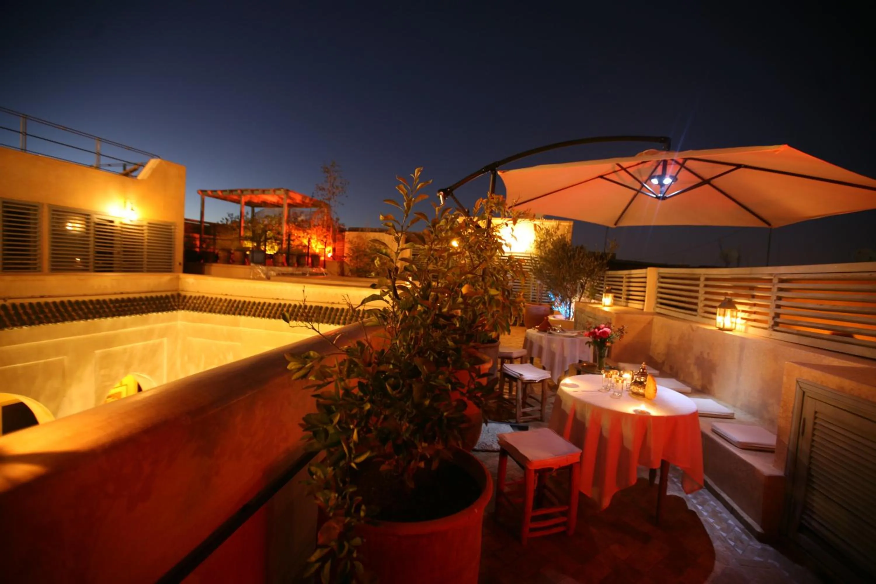 Balcony/Terrace in Riad et Spa Misria Les Orangers