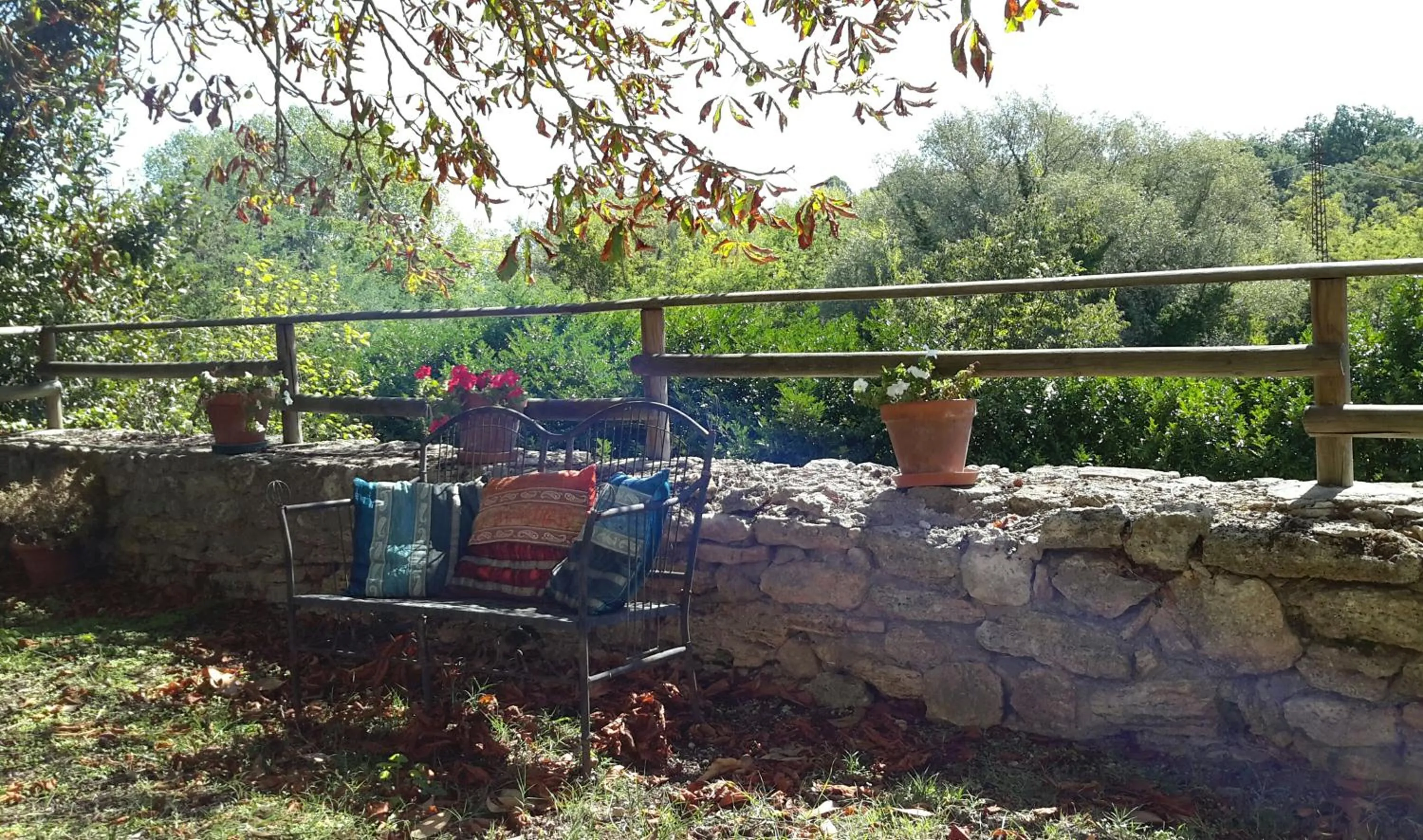 Garden view in B&B da Michela