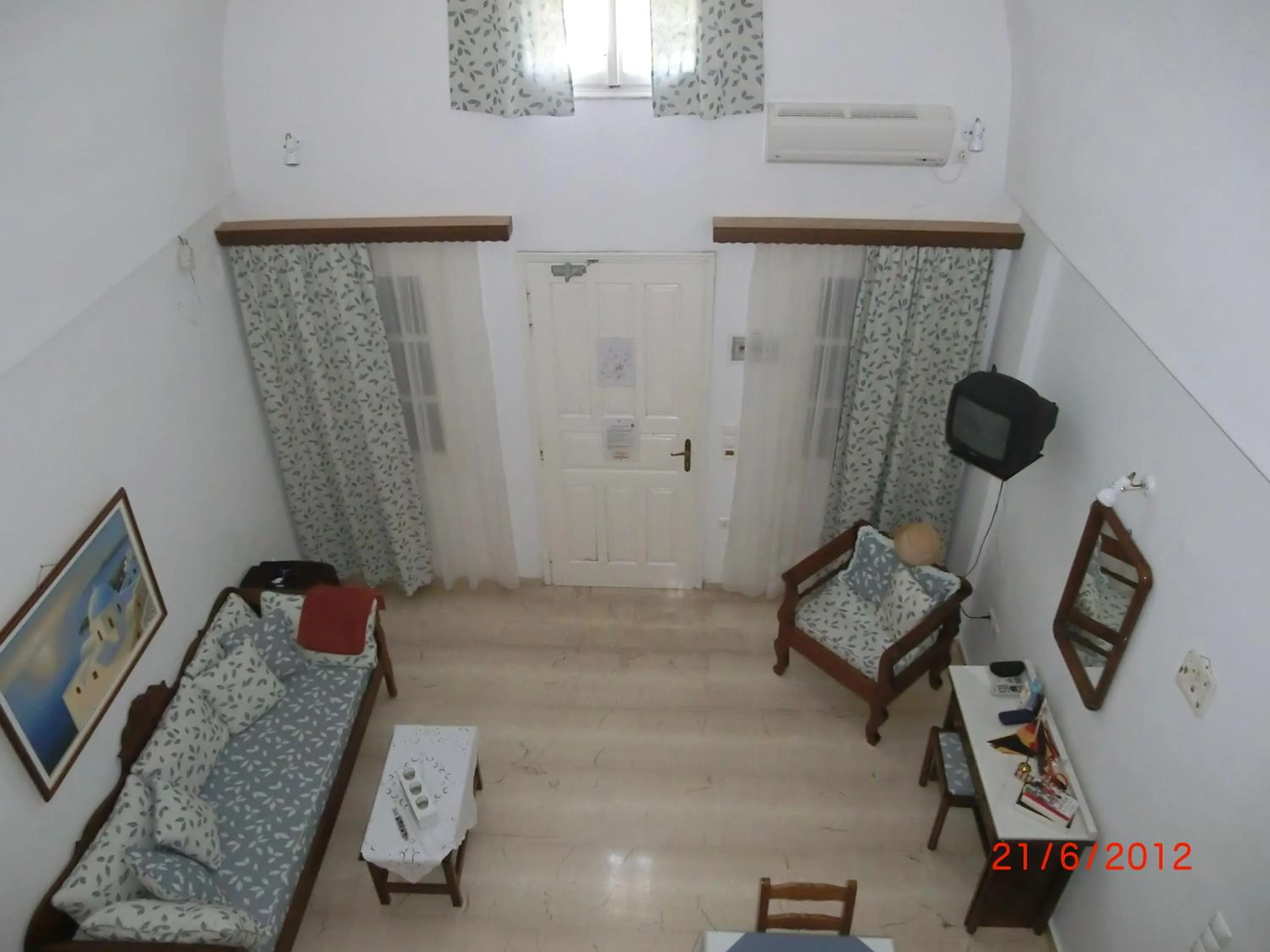 Living room, Bed in Aegean View Hotel