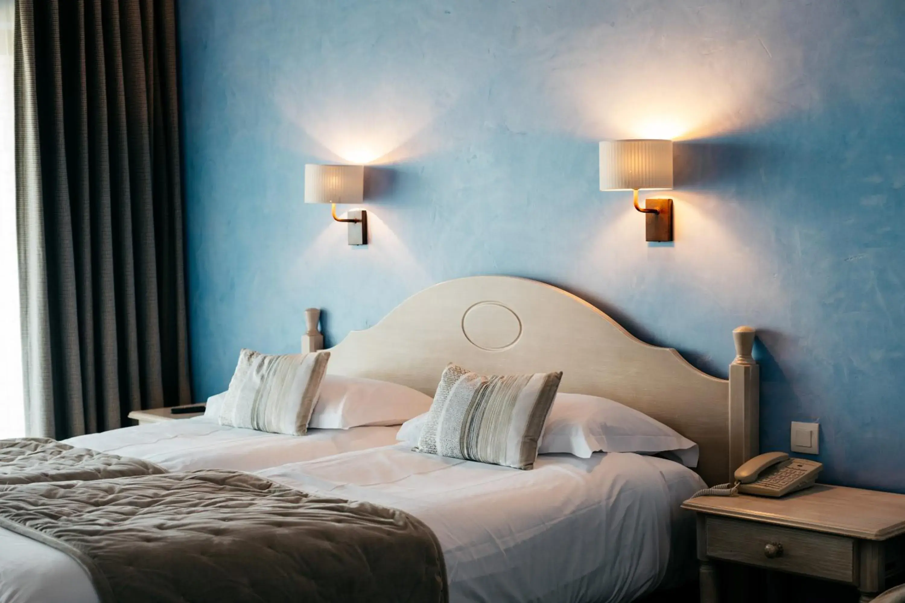 Twin Room with Terrace in Hôtel Carcarille Restaurant Le C Twin Room with Terrace in Hôtel Carcarille Restaurant Le C