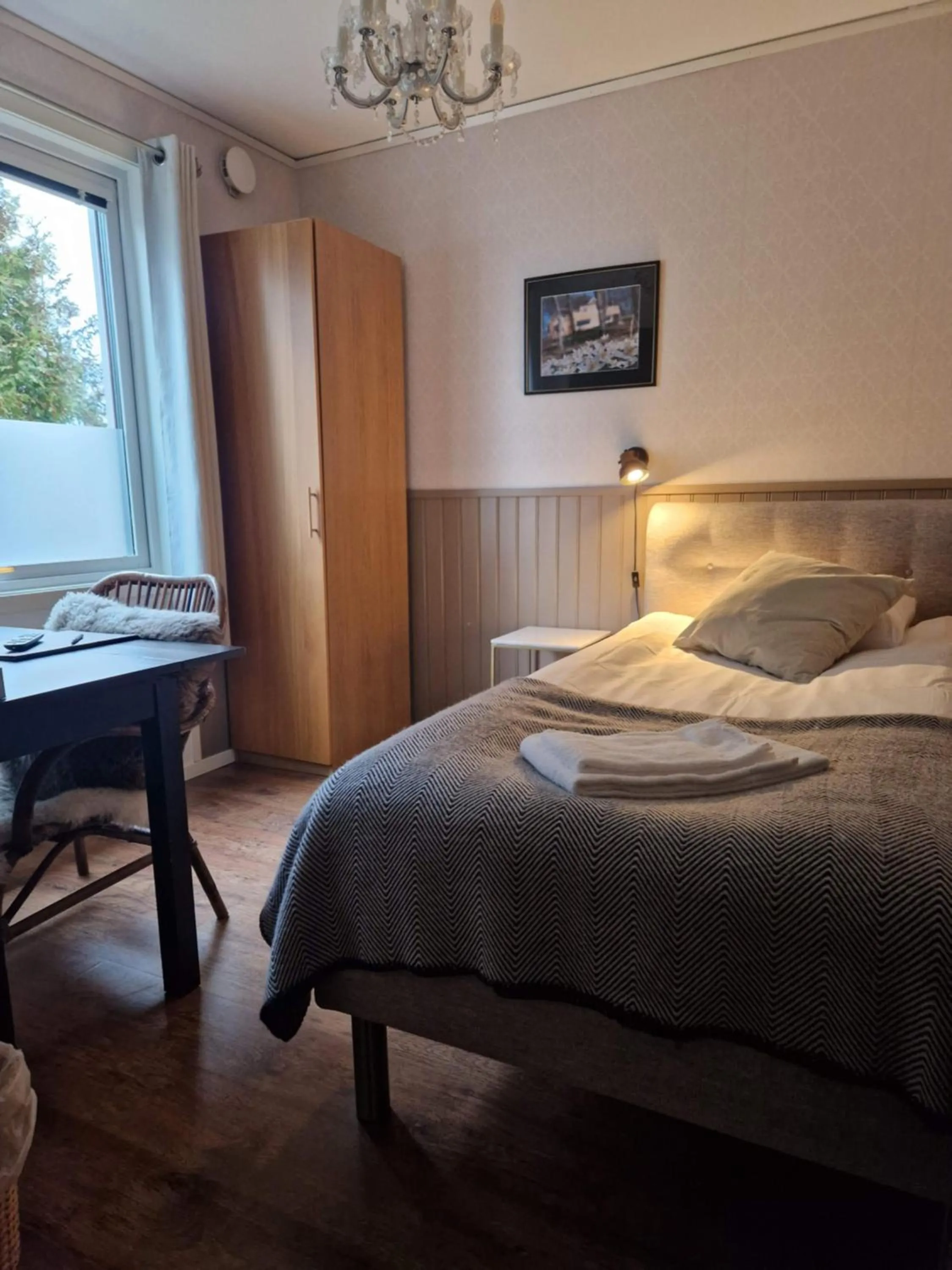 Bed in Toftastrand Hotell