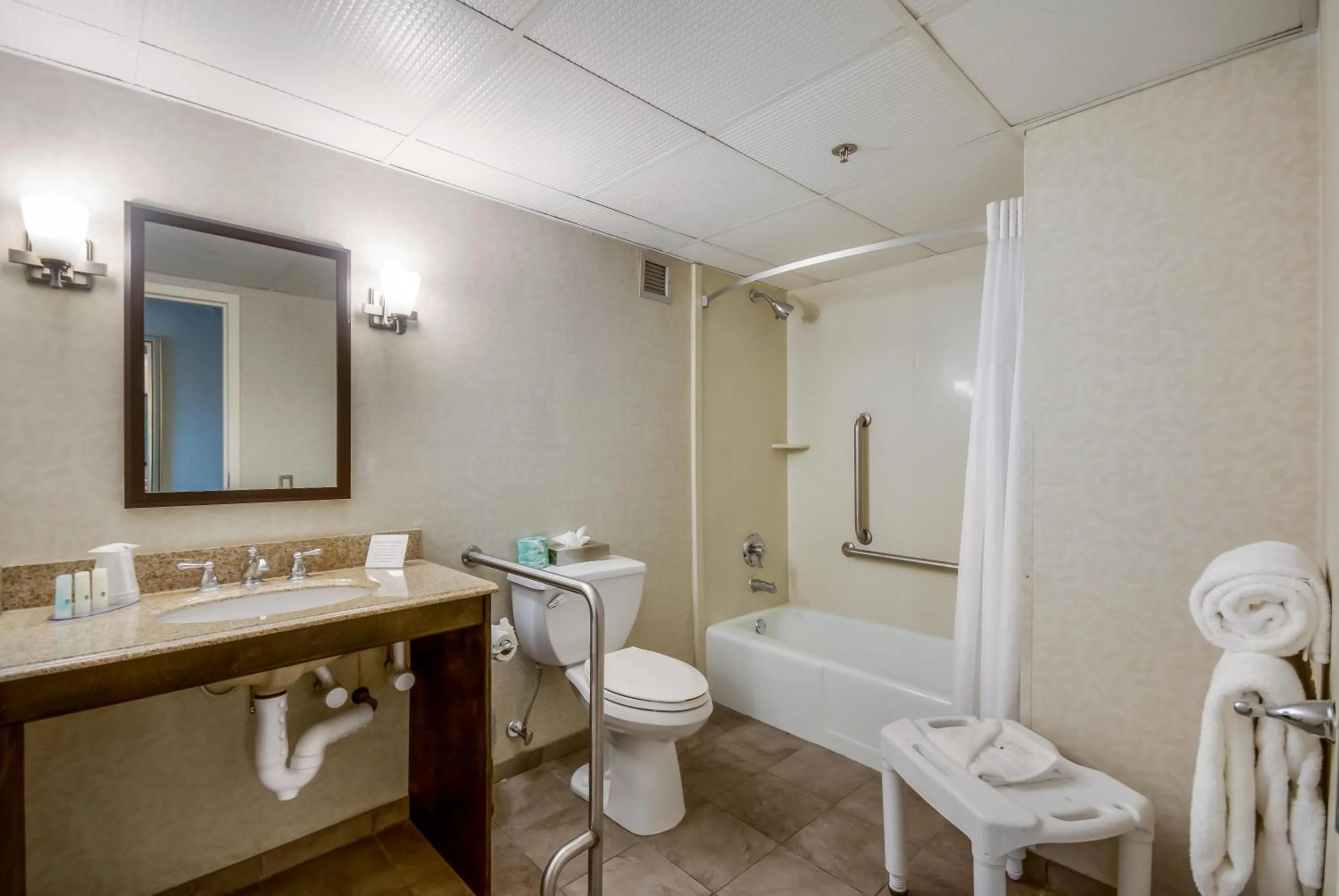 Bathroom in Chester Hotel and Conference Center