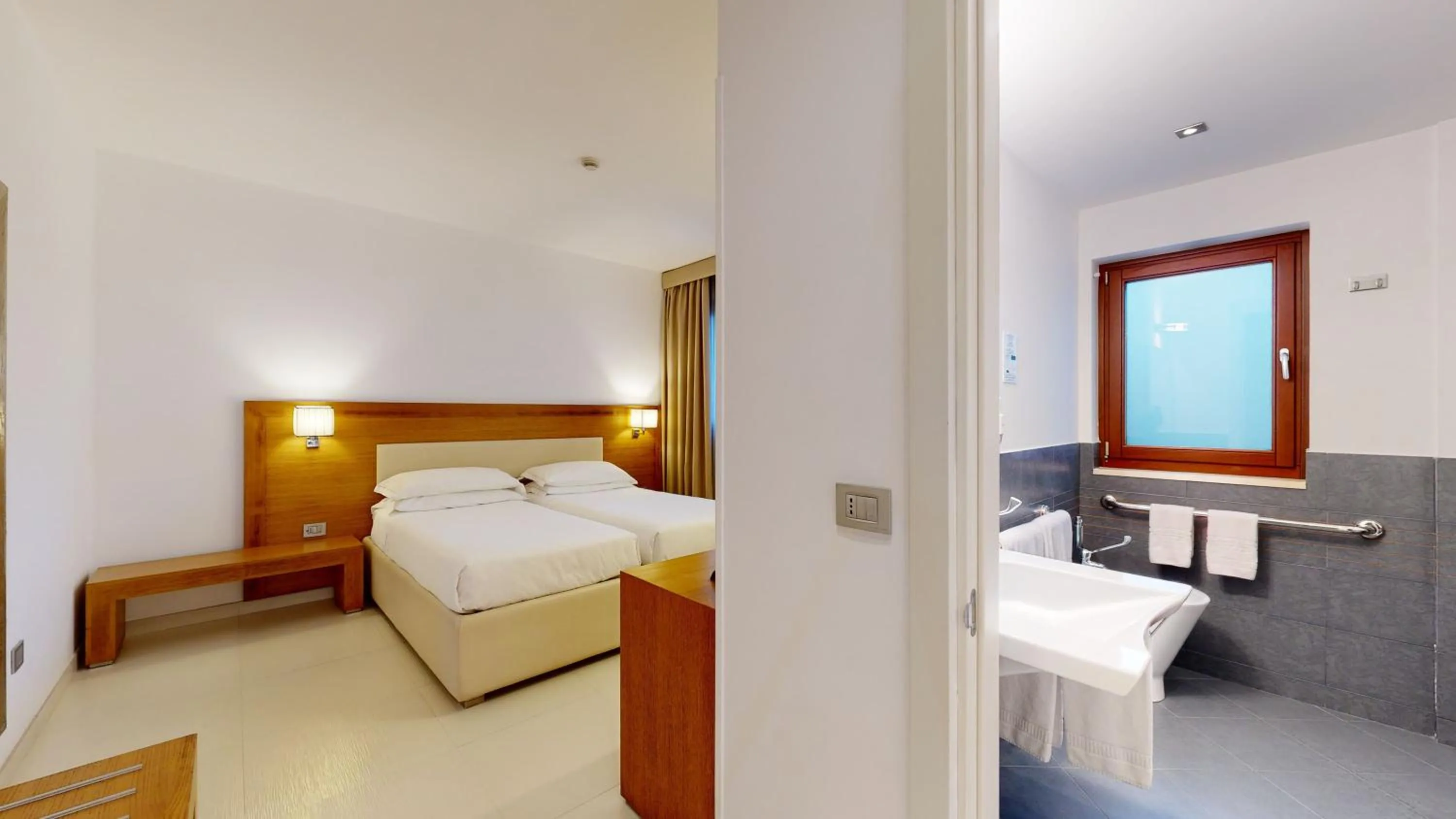 Bed in Hotel Monte Sarago