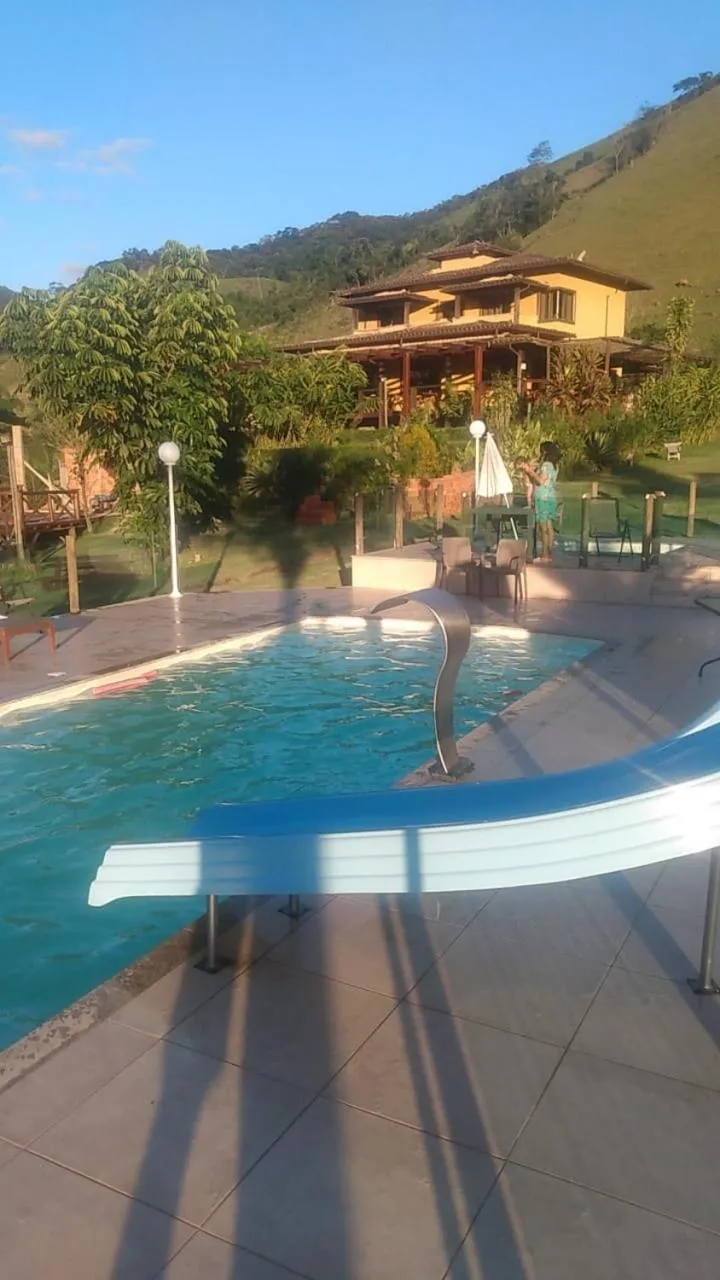 Pool view in Hotel Pousada Bambuzal