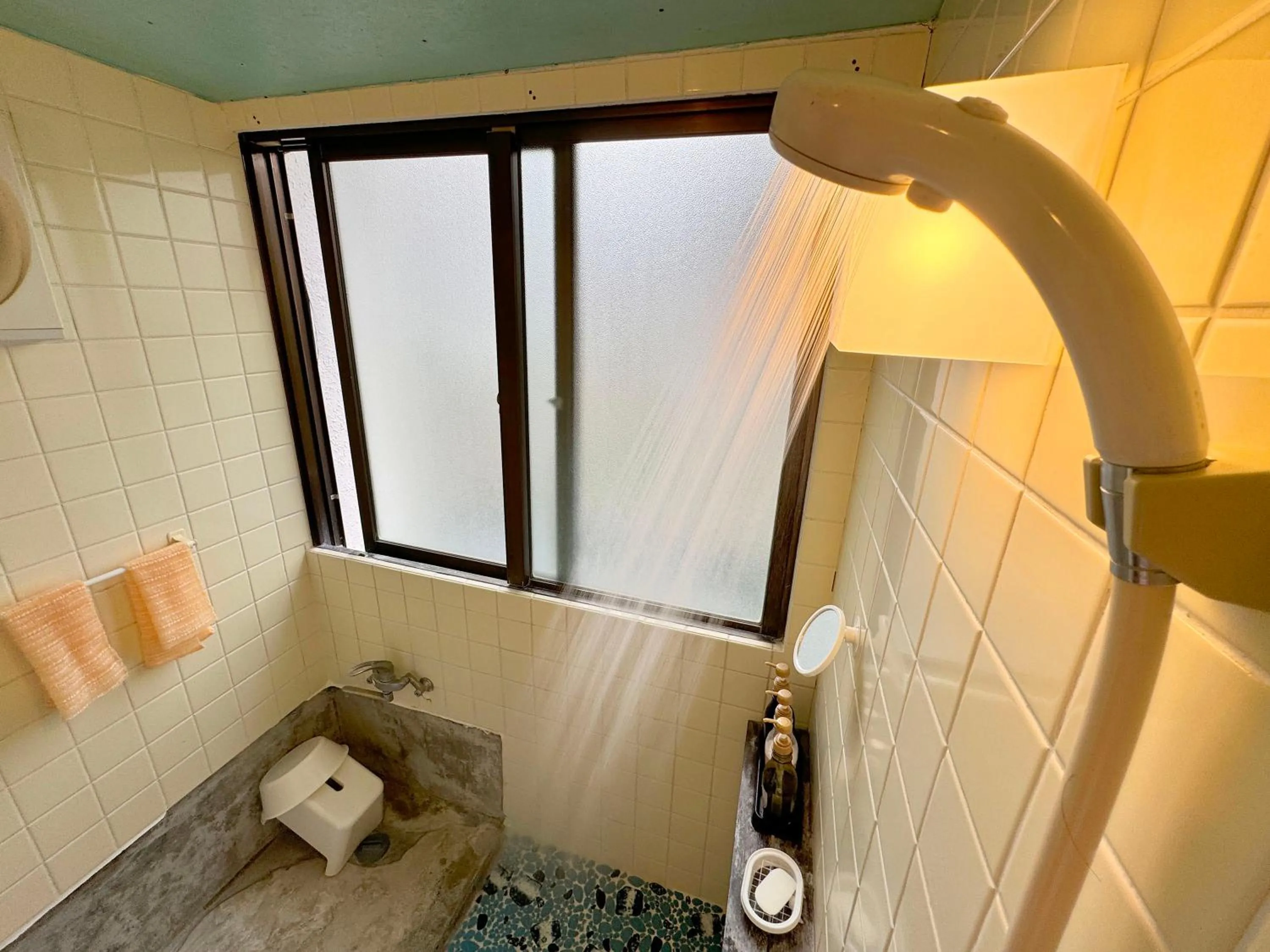 Shower in Guesthouse Asibina