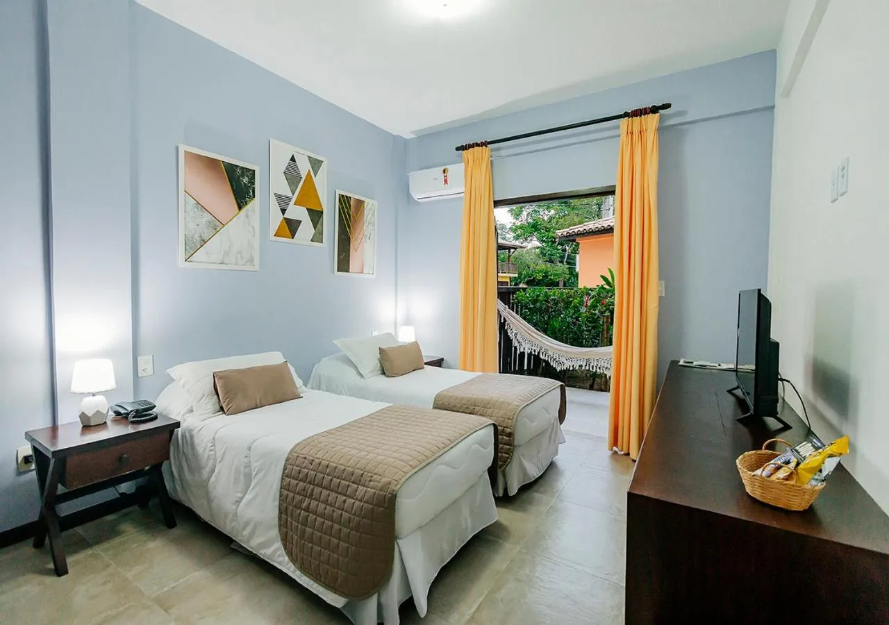 View (from property/room), Bed in Hotel Eco Atlântico