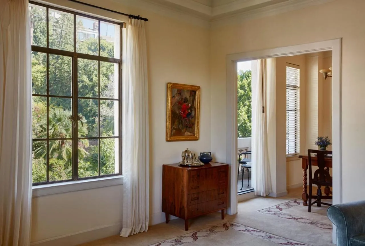Living room in Chateau Marmont