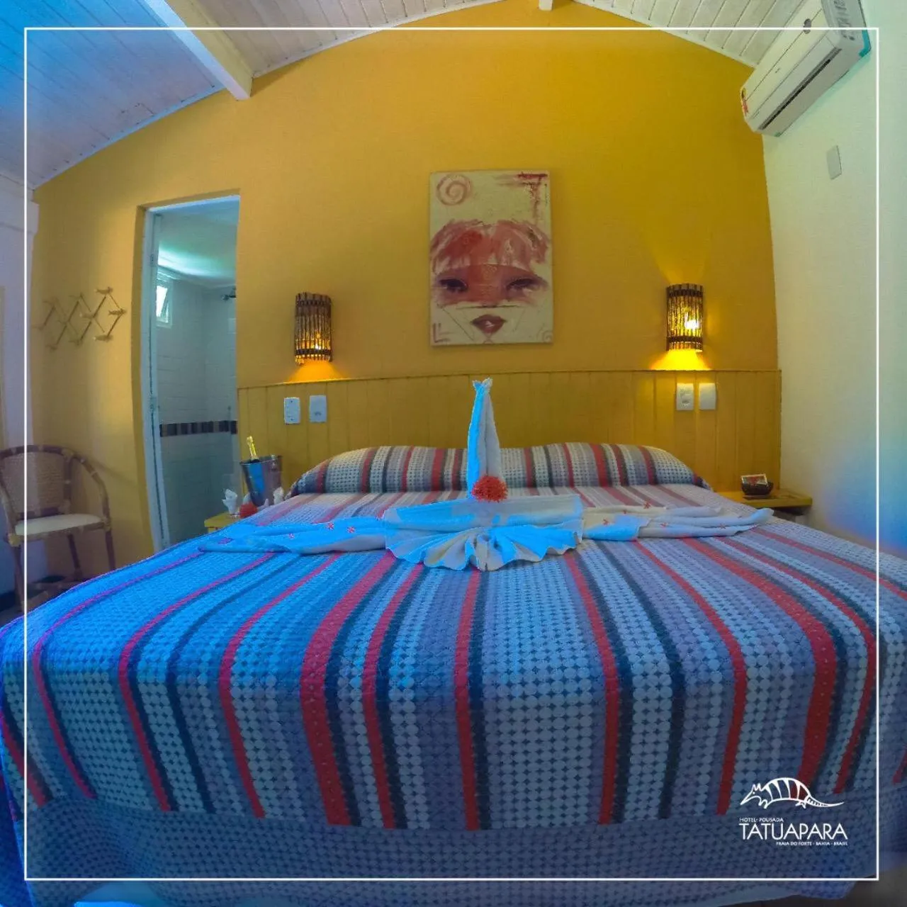 Bed in Pousada Tatuapara