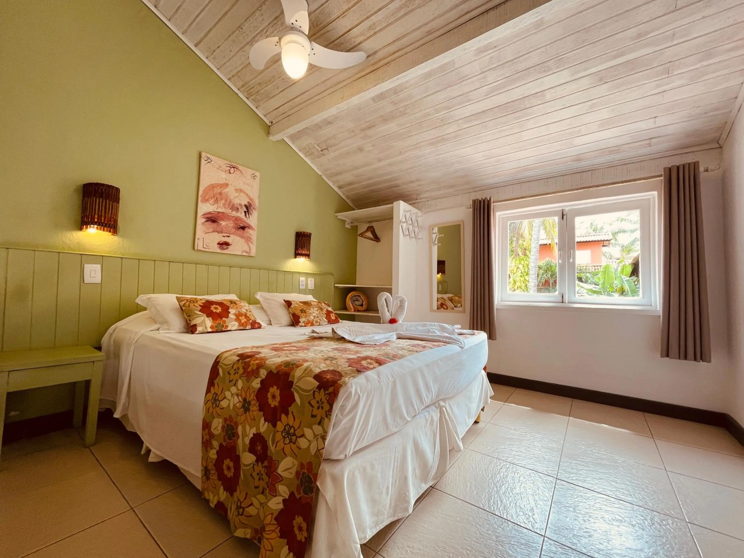 Bed in Pousada Tatuapara