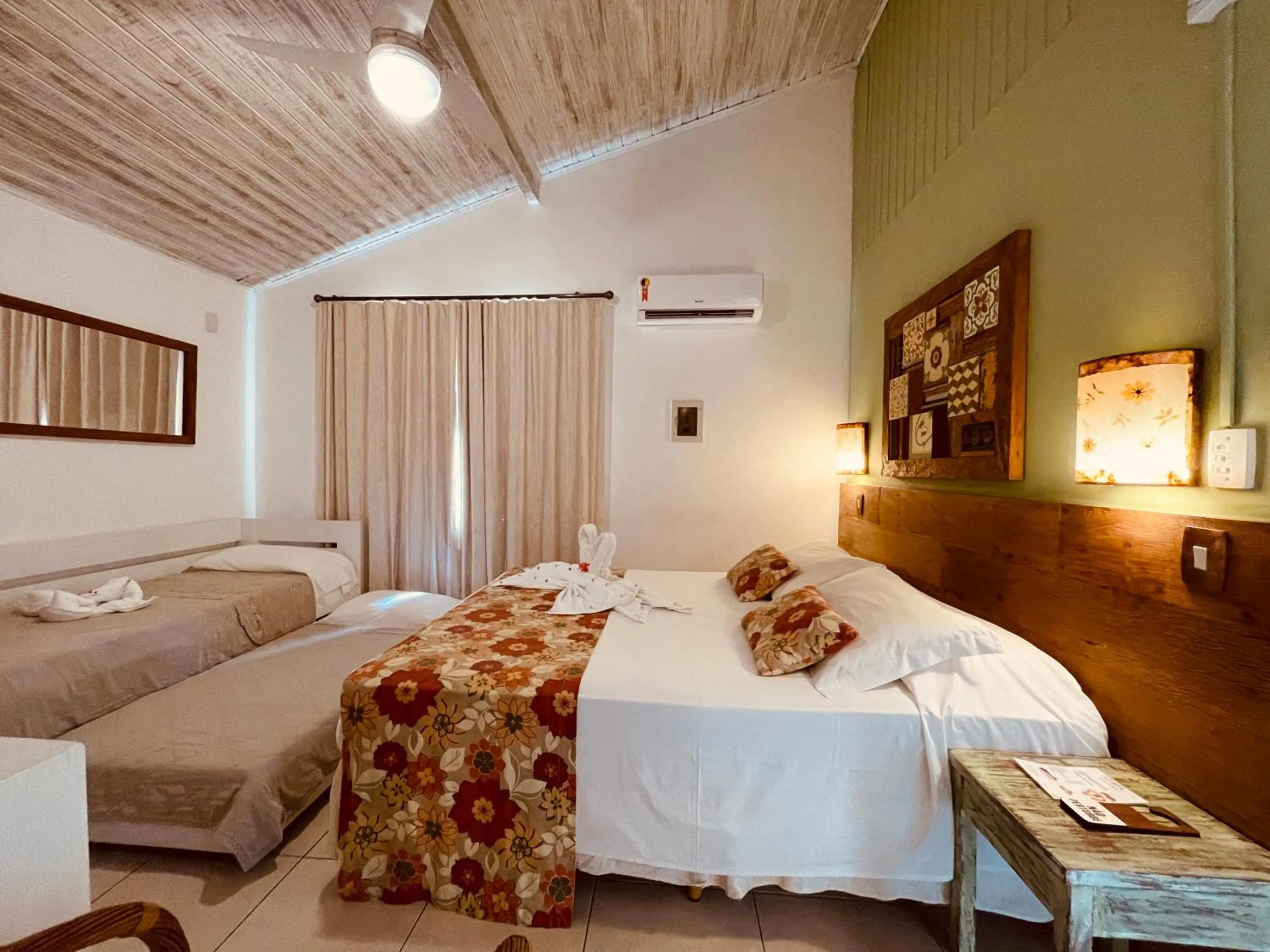 Bed in Pousada Tatuapara