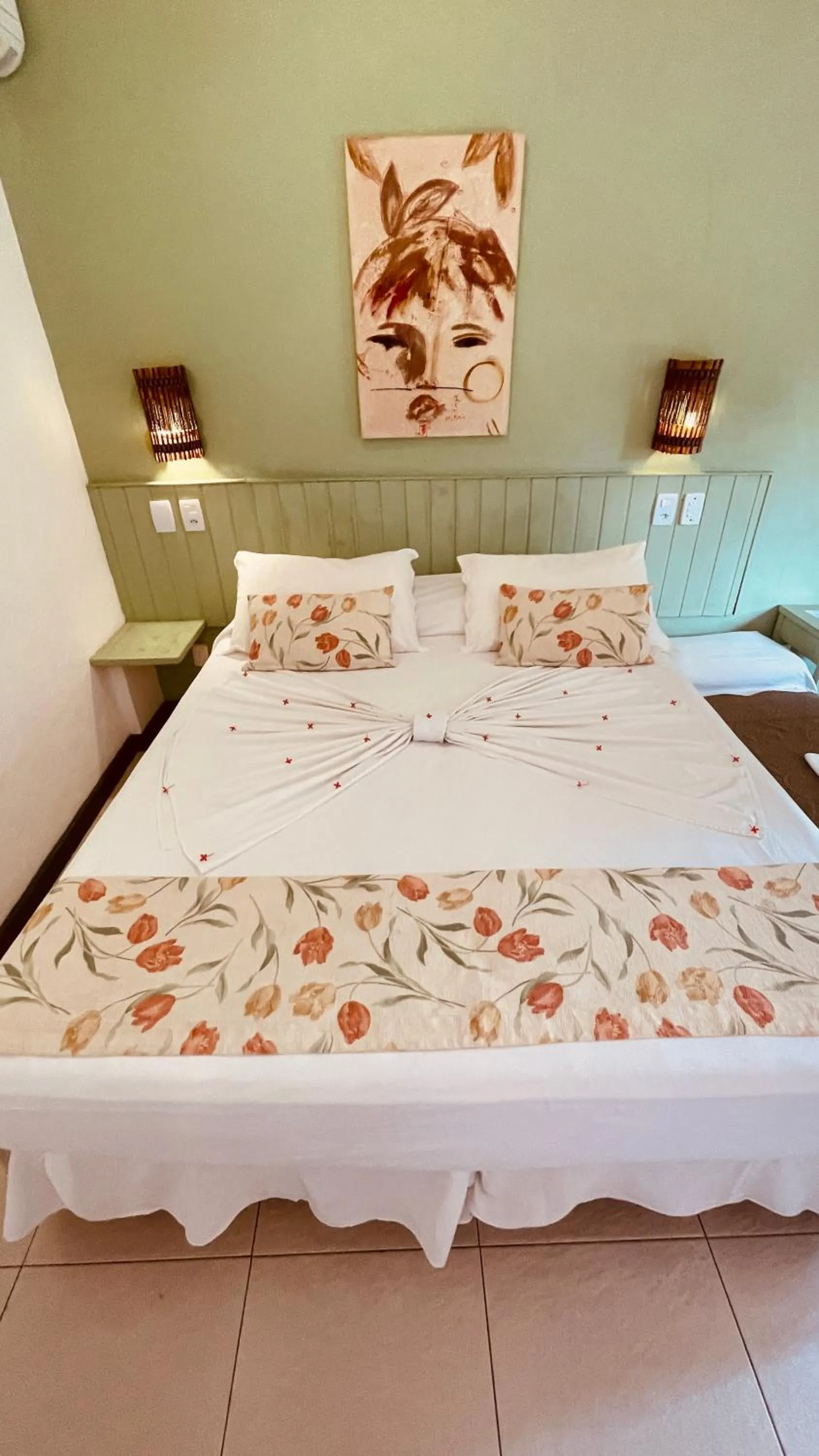 Bed in Pousada Tatuapara