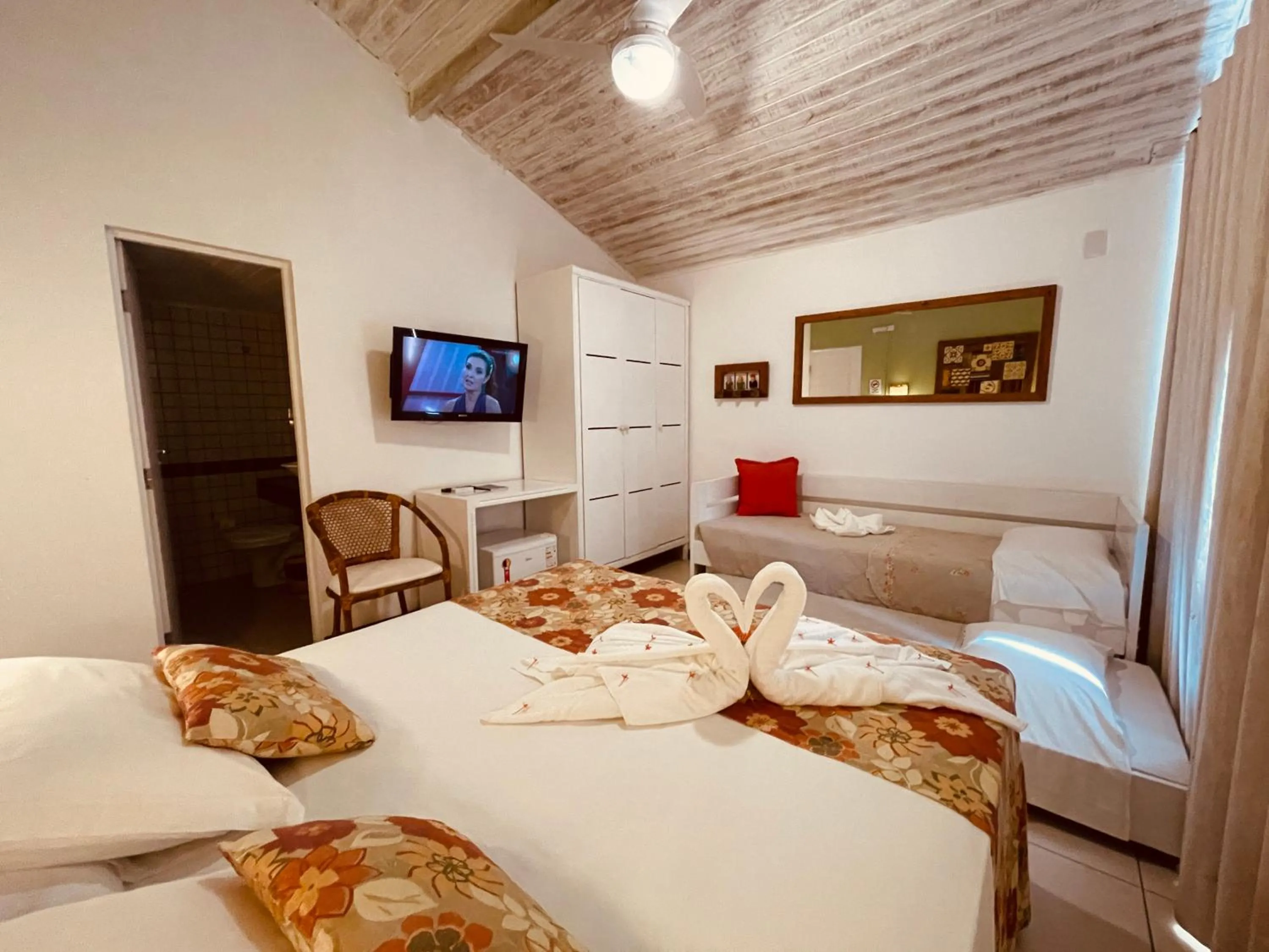 Bed in Pousada Tatuapara