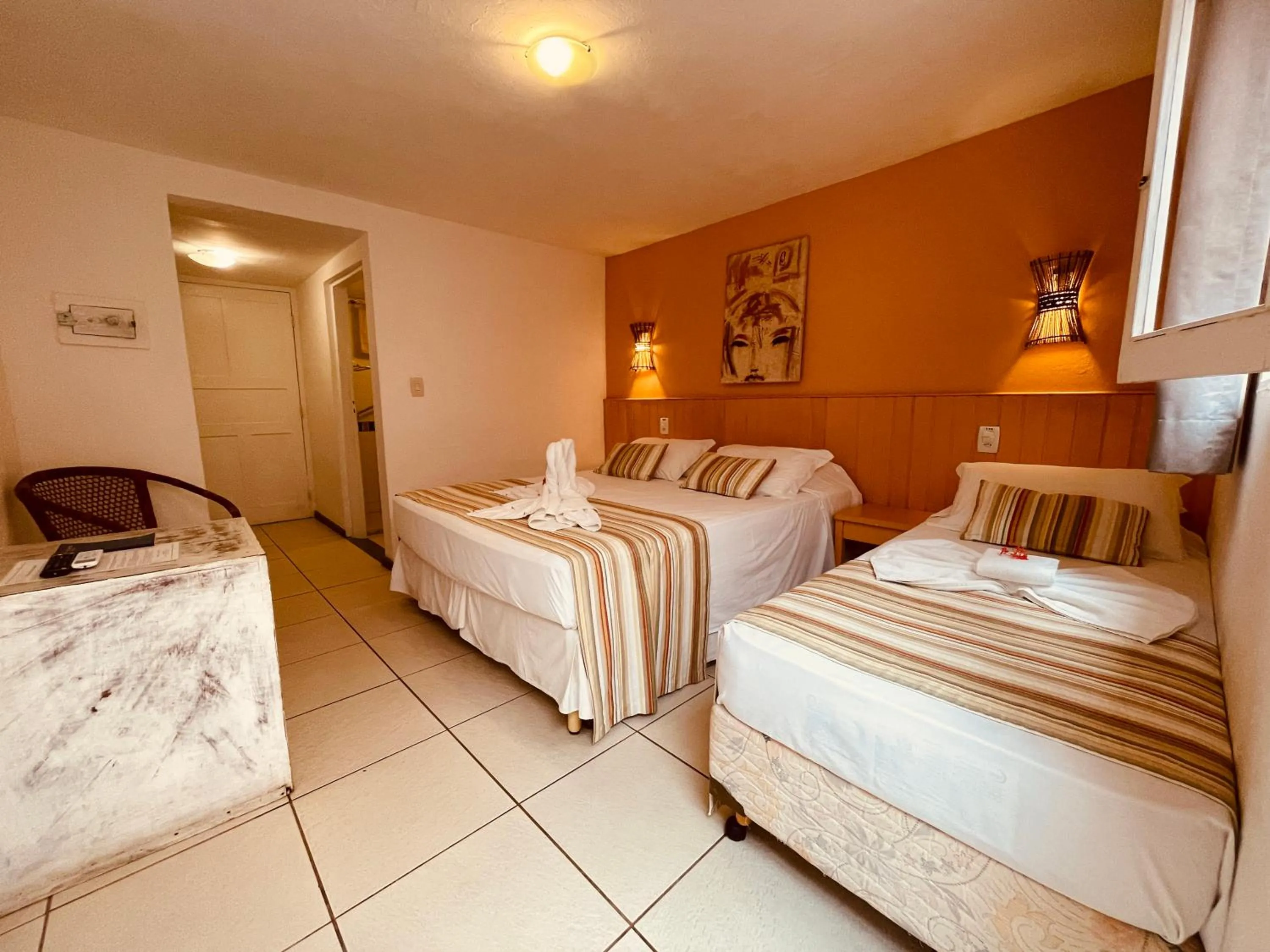 Bed in Pousada Tatuapara