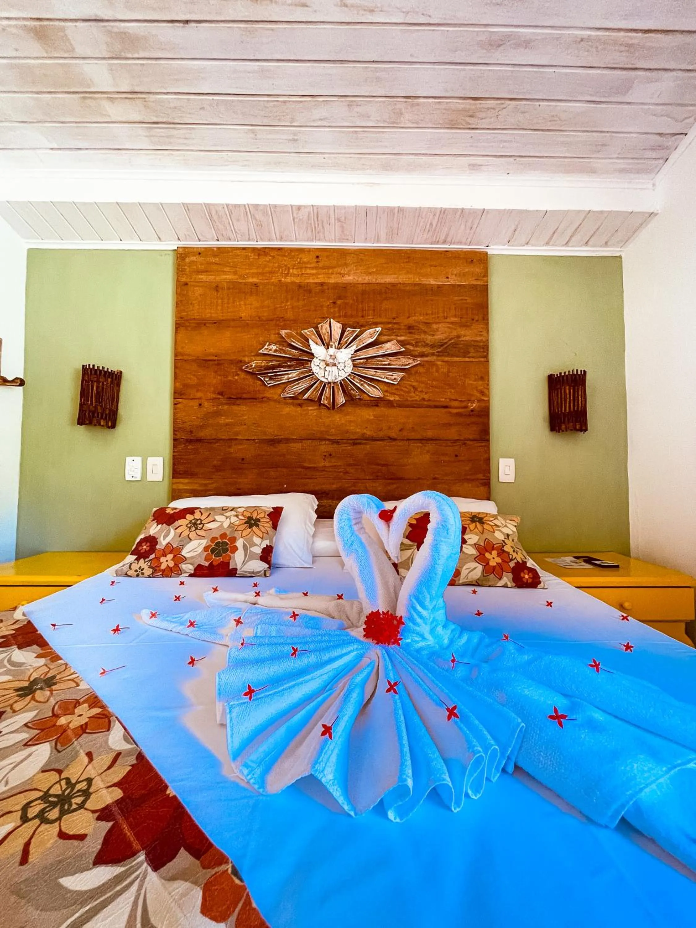 Bed in Pousada Tatuapara