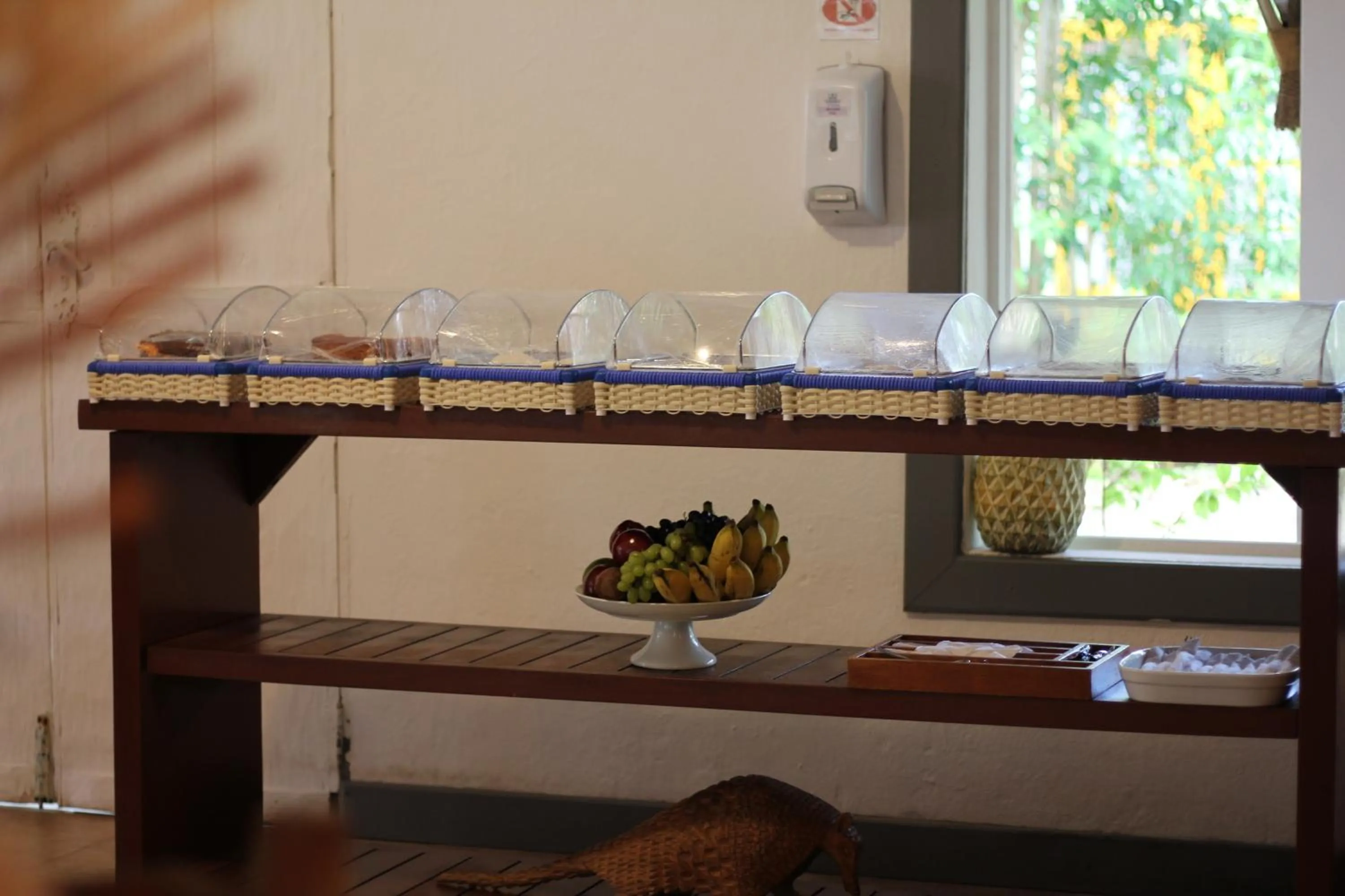 Buffet breakfast in Pousada Tatuapara