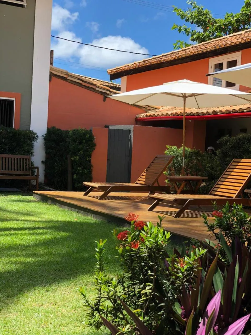 Garden in Pousada Tatuapara