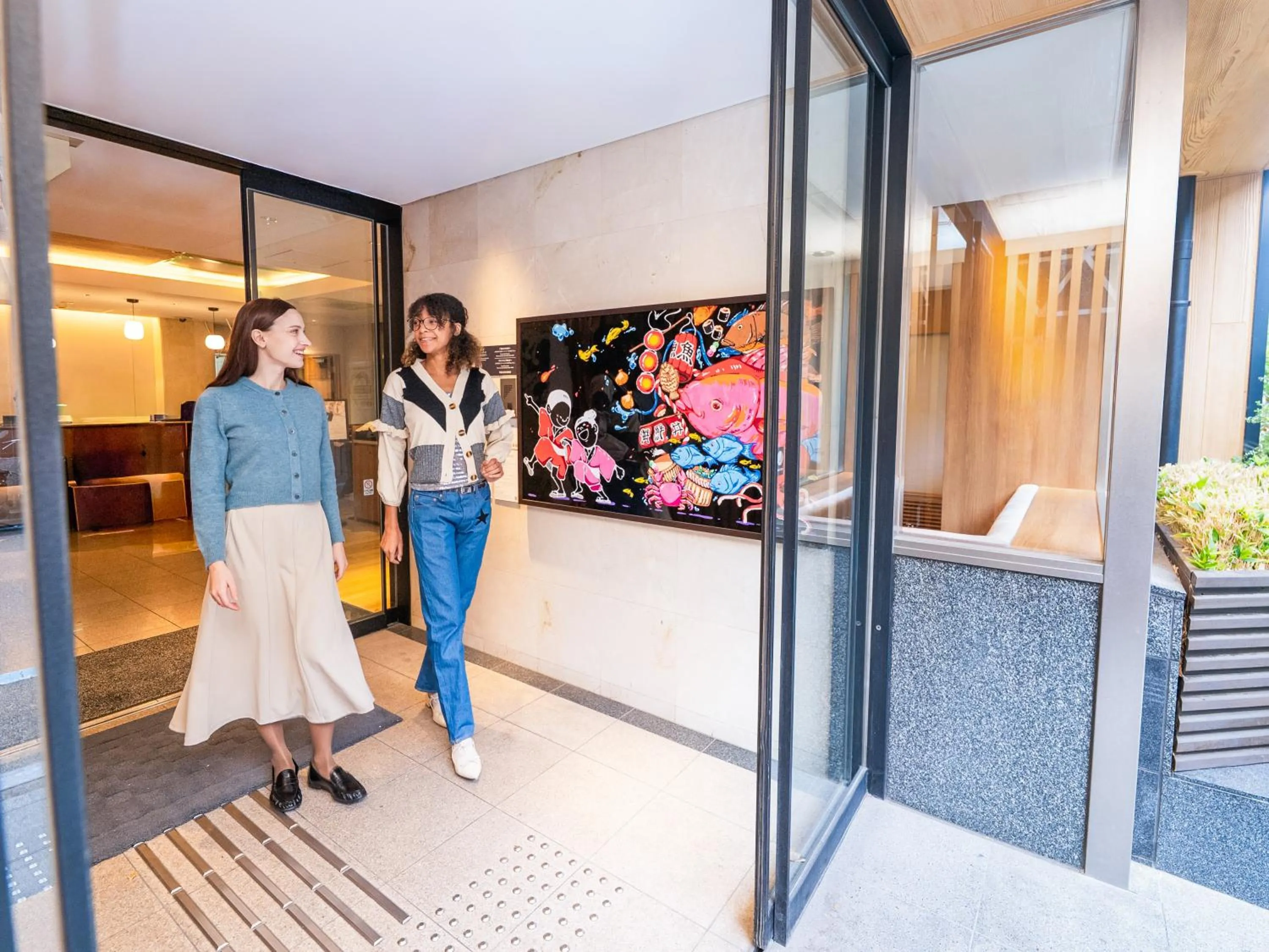 People in Tokyu Stay Tsukiji - Tokyo Ginza Area