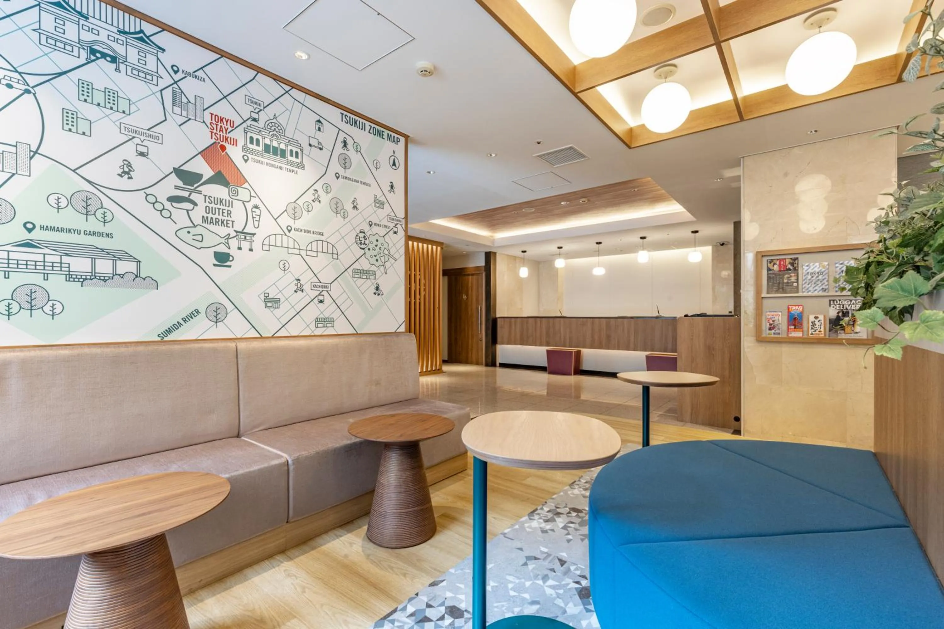 Lobby or reception in Tokyu Stay Tsukiji - Tokyo Ginza Area