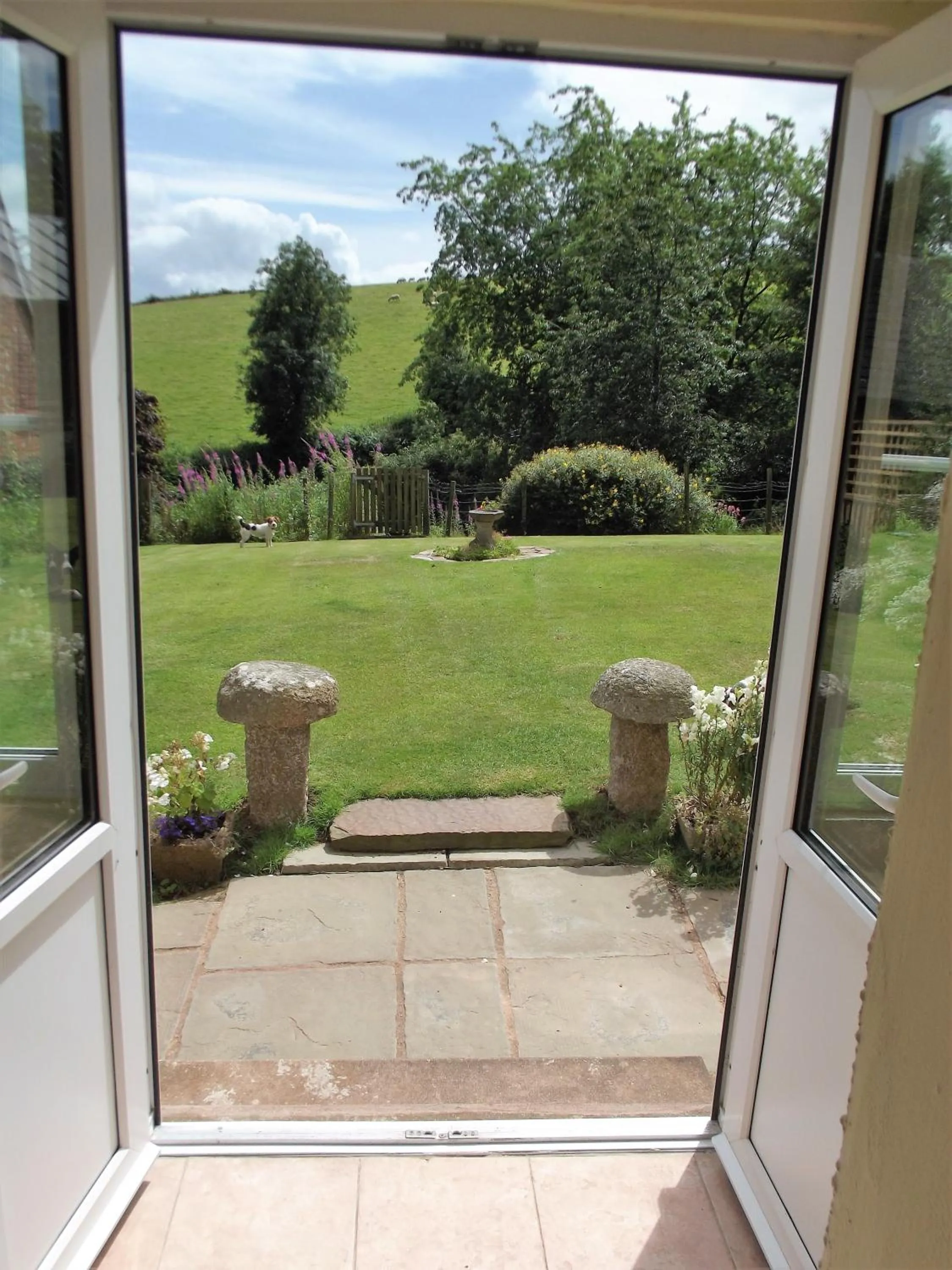 Garden view in Deepaller Farm B&B