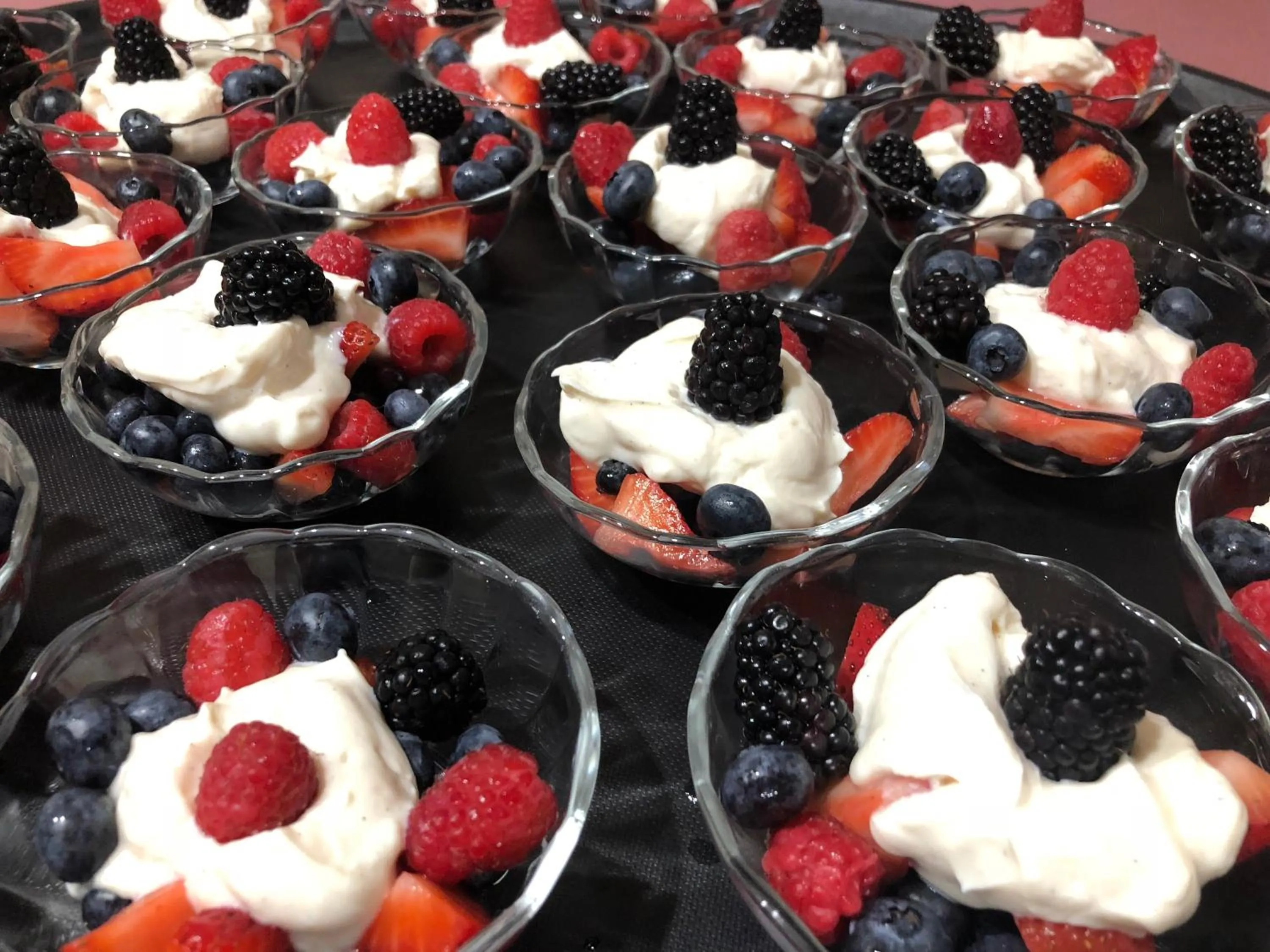 American breakfast in Grunberg Haus Inn & Cabins