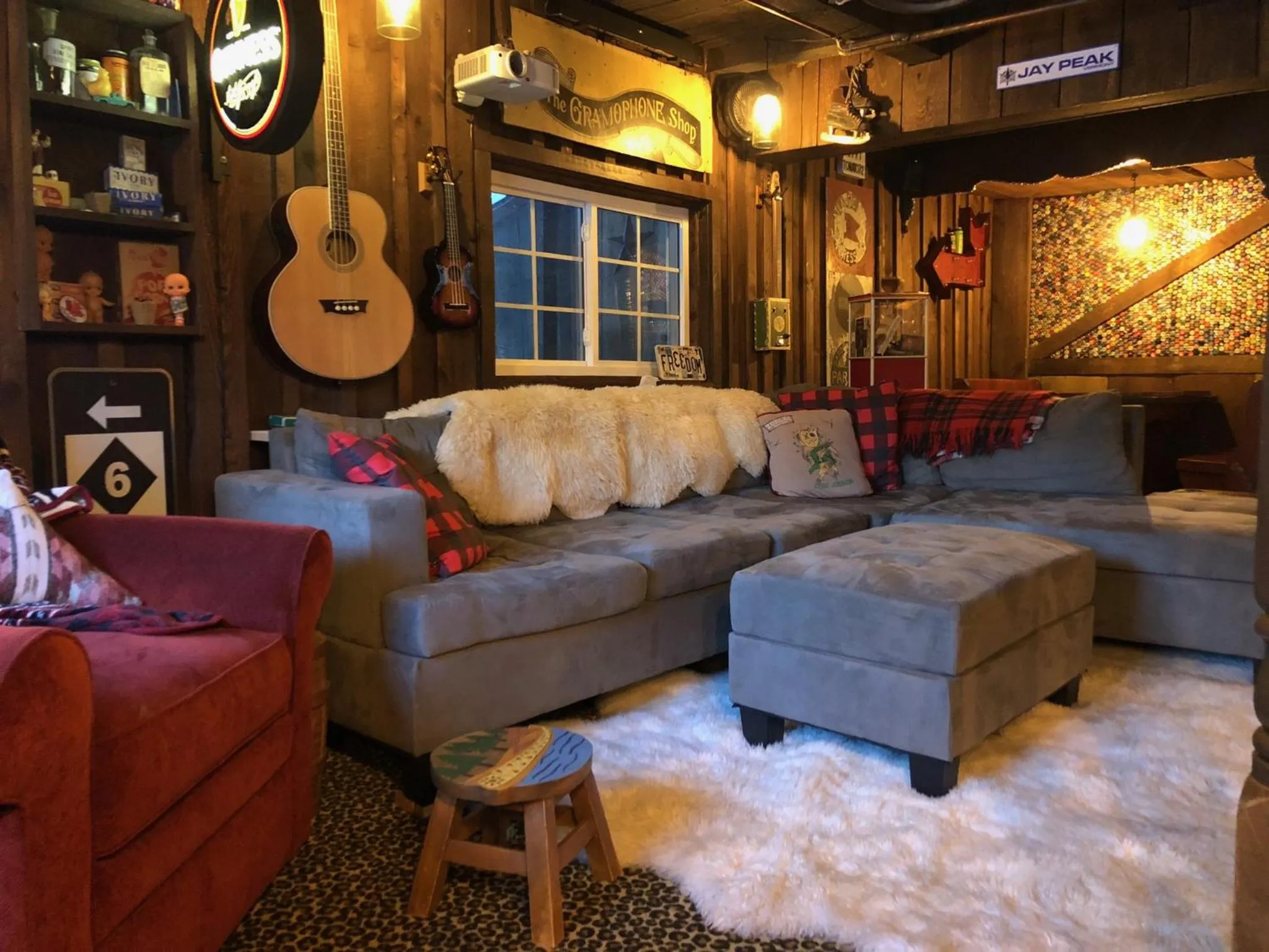 Living room in Grunberg Haus Inn & Cabins