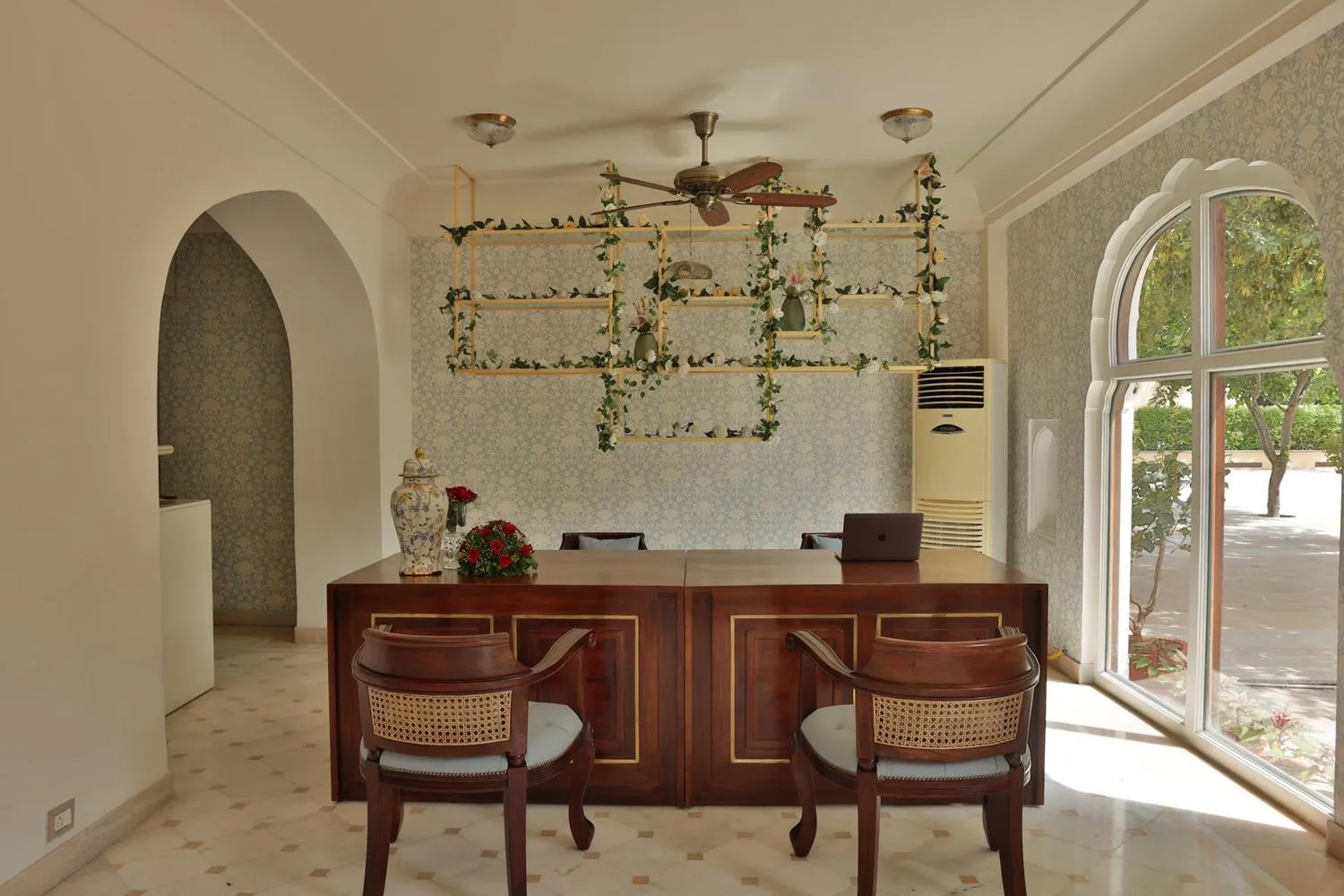 Seating area in Royal Heritage Haveli - By Leisure Hotels