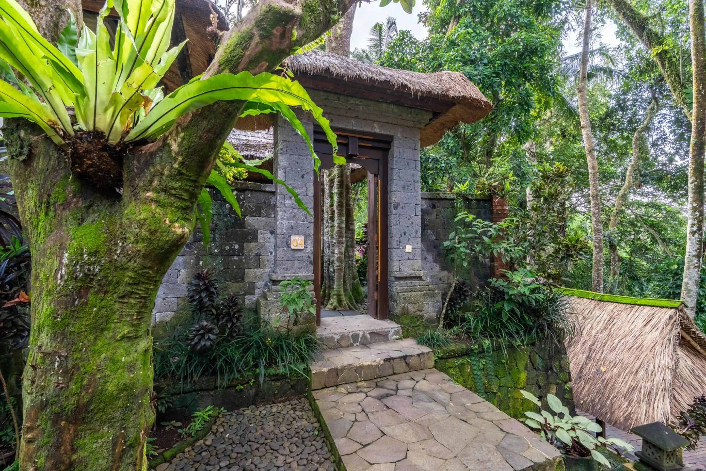 Facade/entrance in Natura Villa Ubud Bali