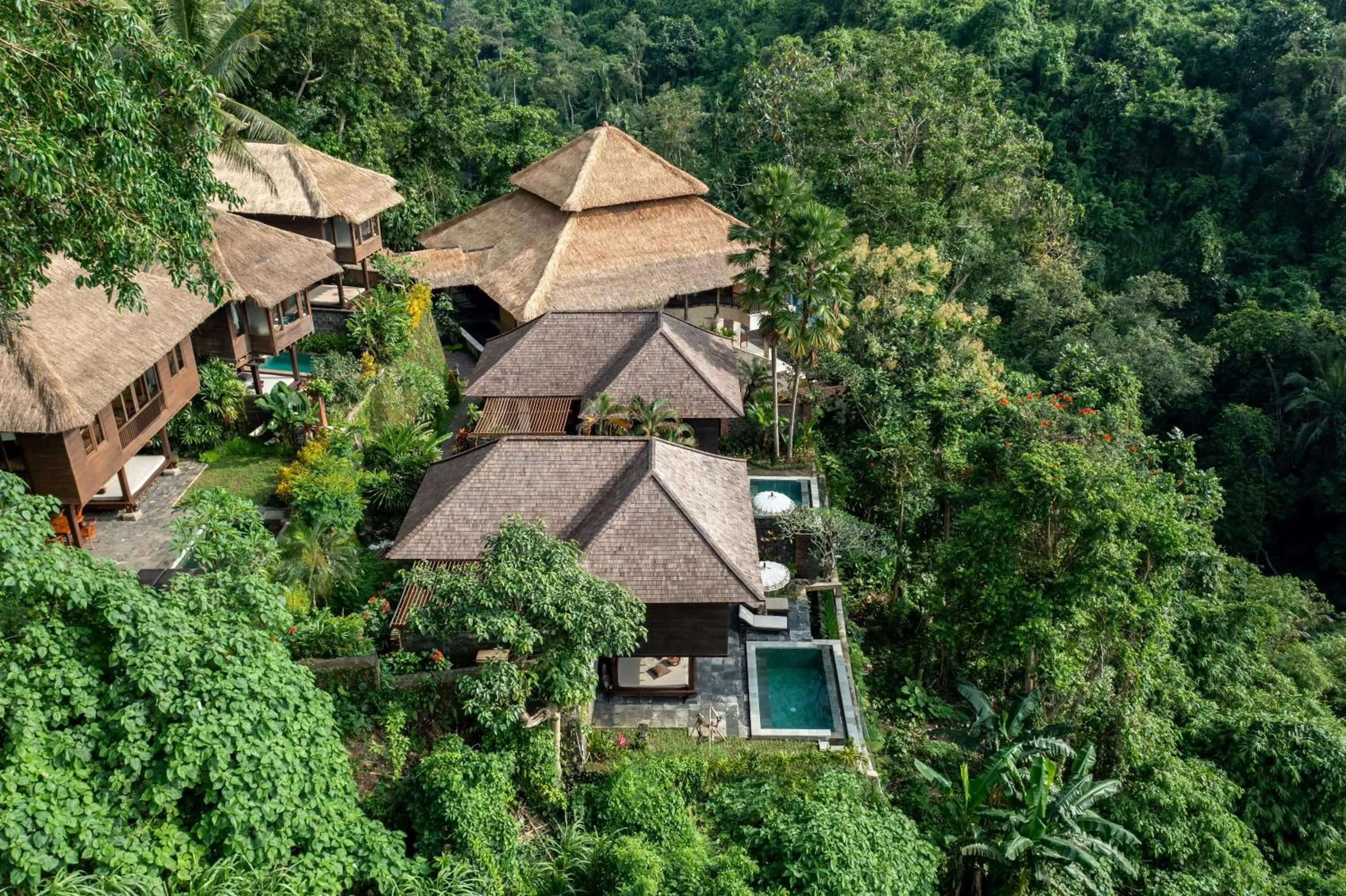 Property building in Natura Villa Ubud Bali