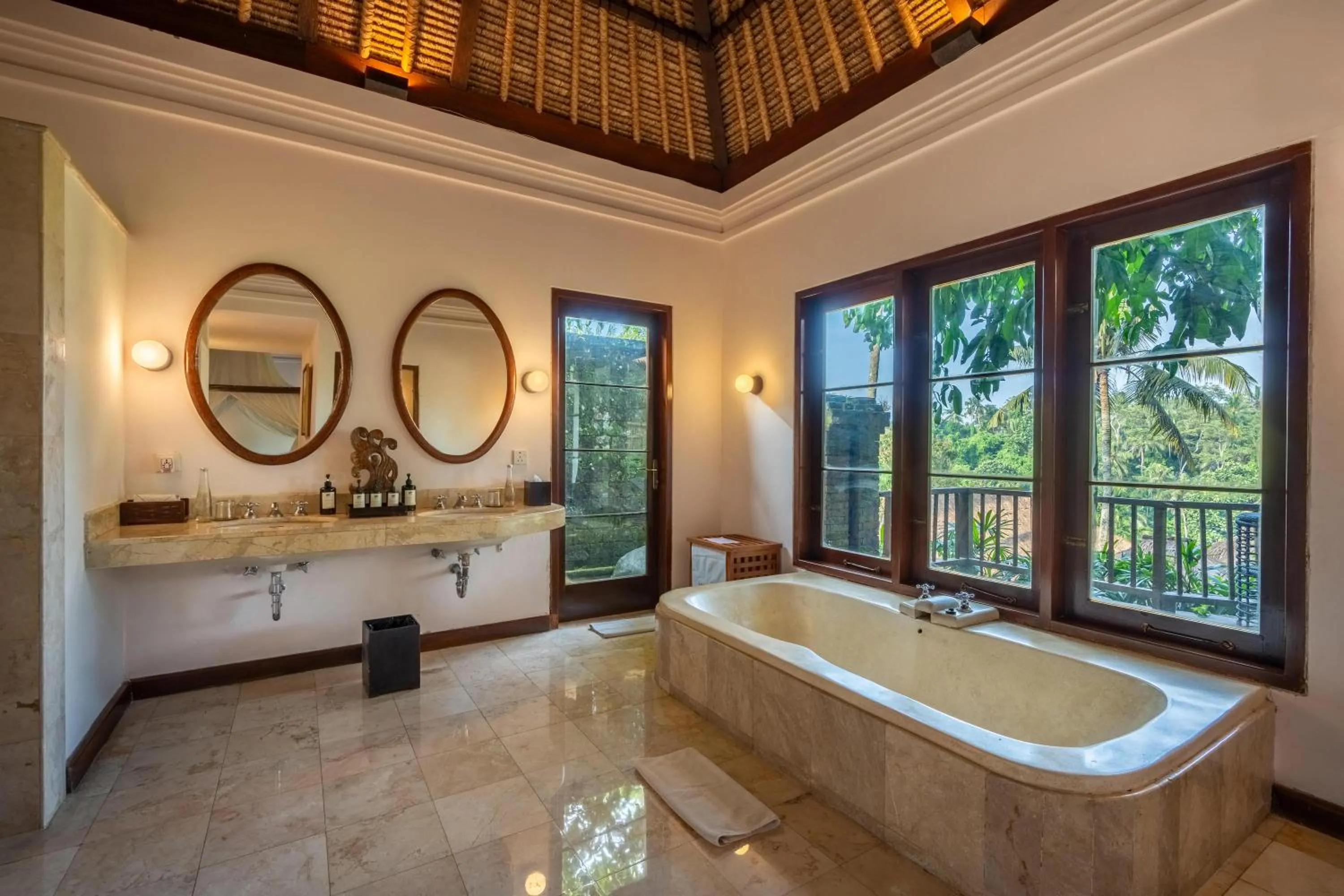 Bathroom in Natura Villa Ubud Bali