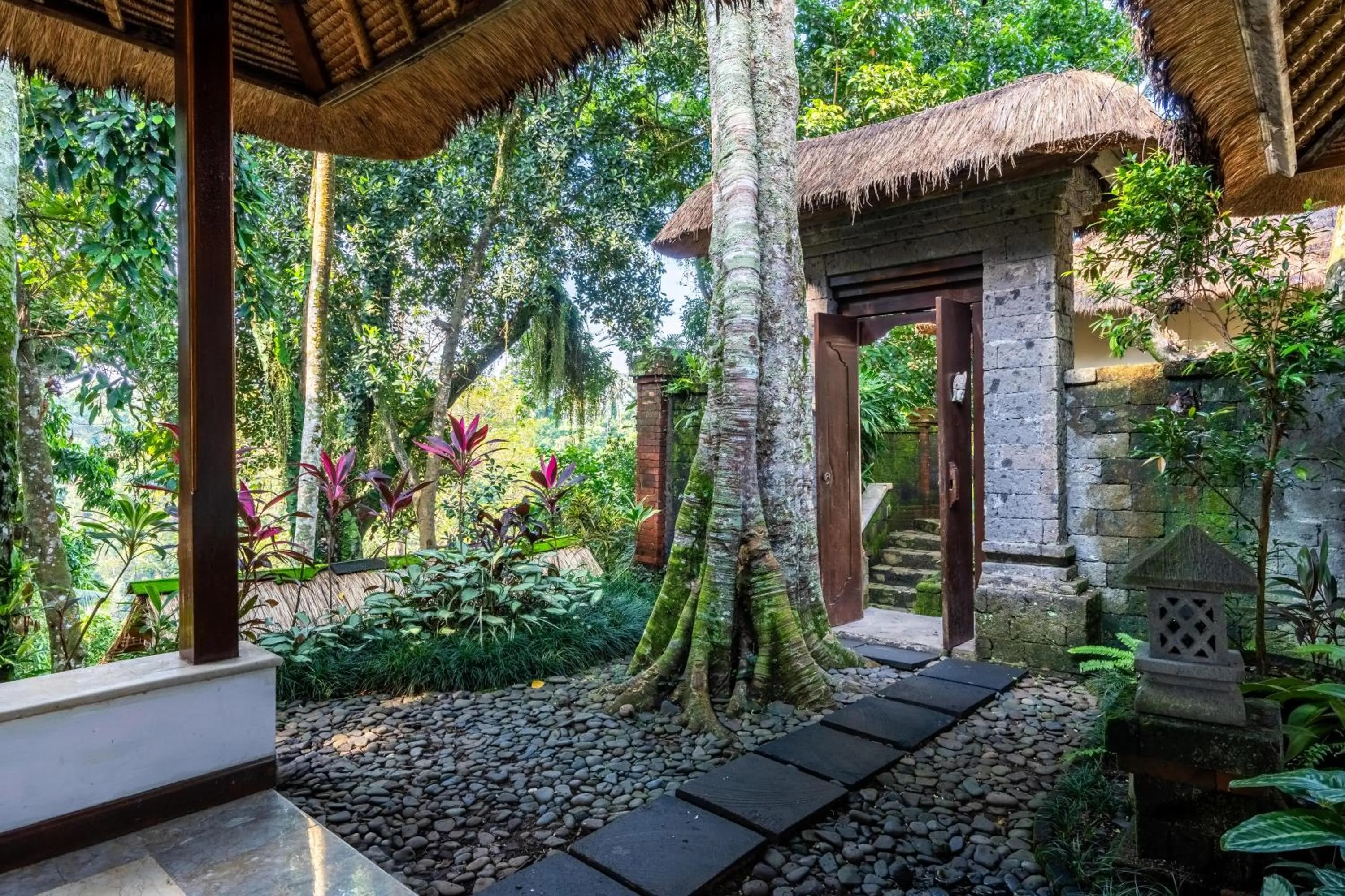 Patio in Natura Villa Ubud Bali