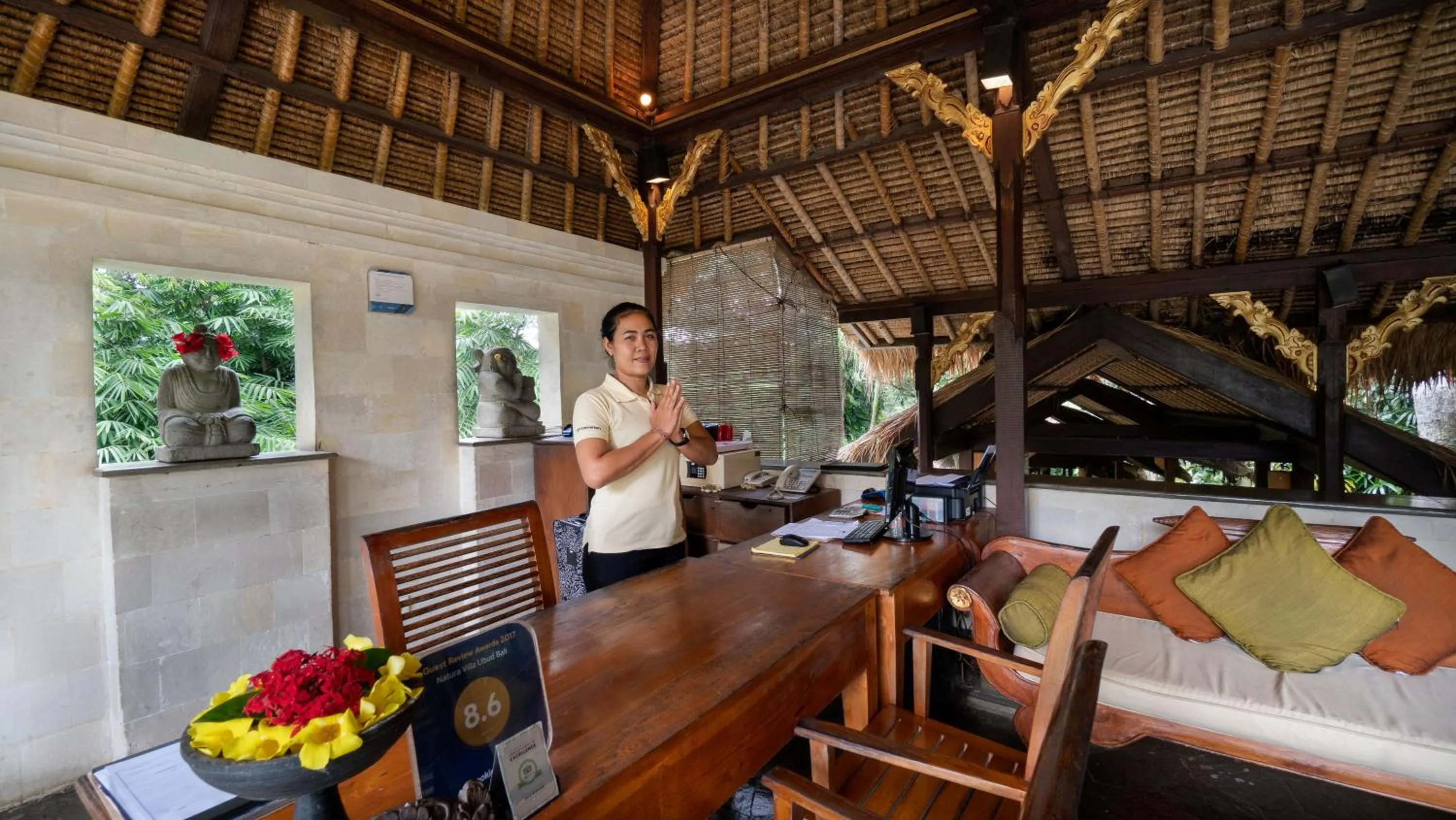 Staff in Natura Villa Ubud Bali