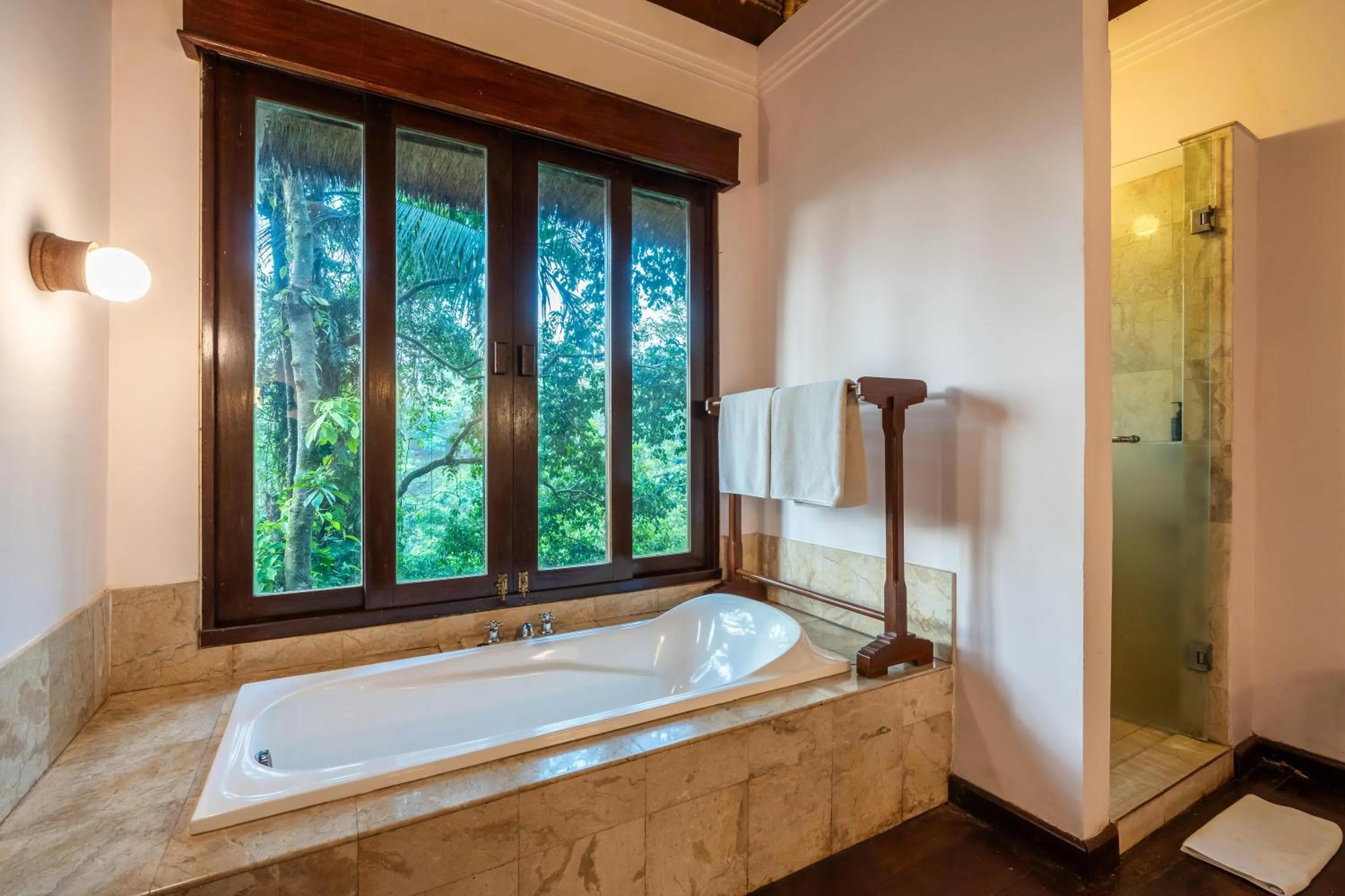 Bathroom in Natura Villa Ubud Bali