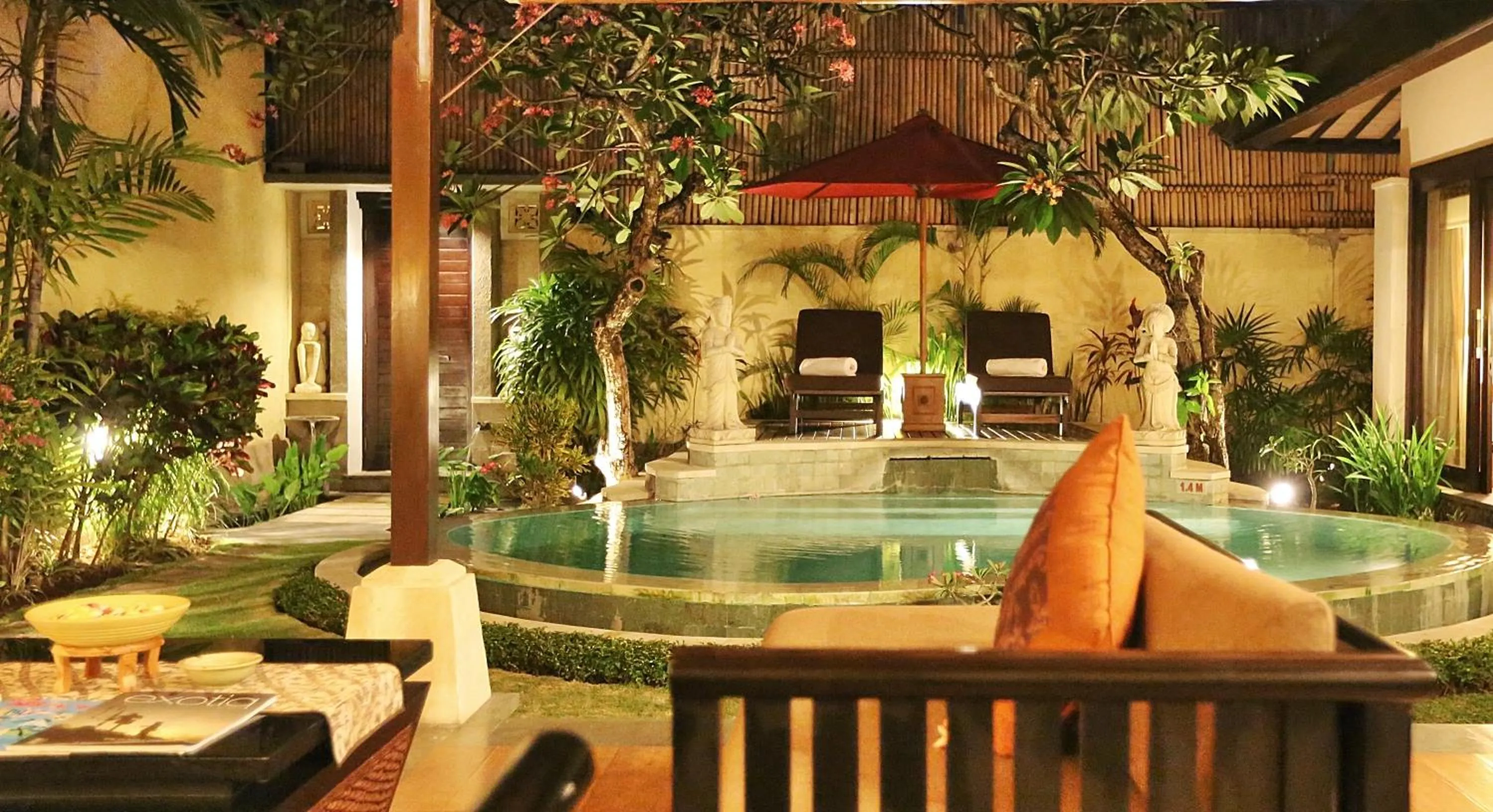 Night in The Sanyas Suite Bali