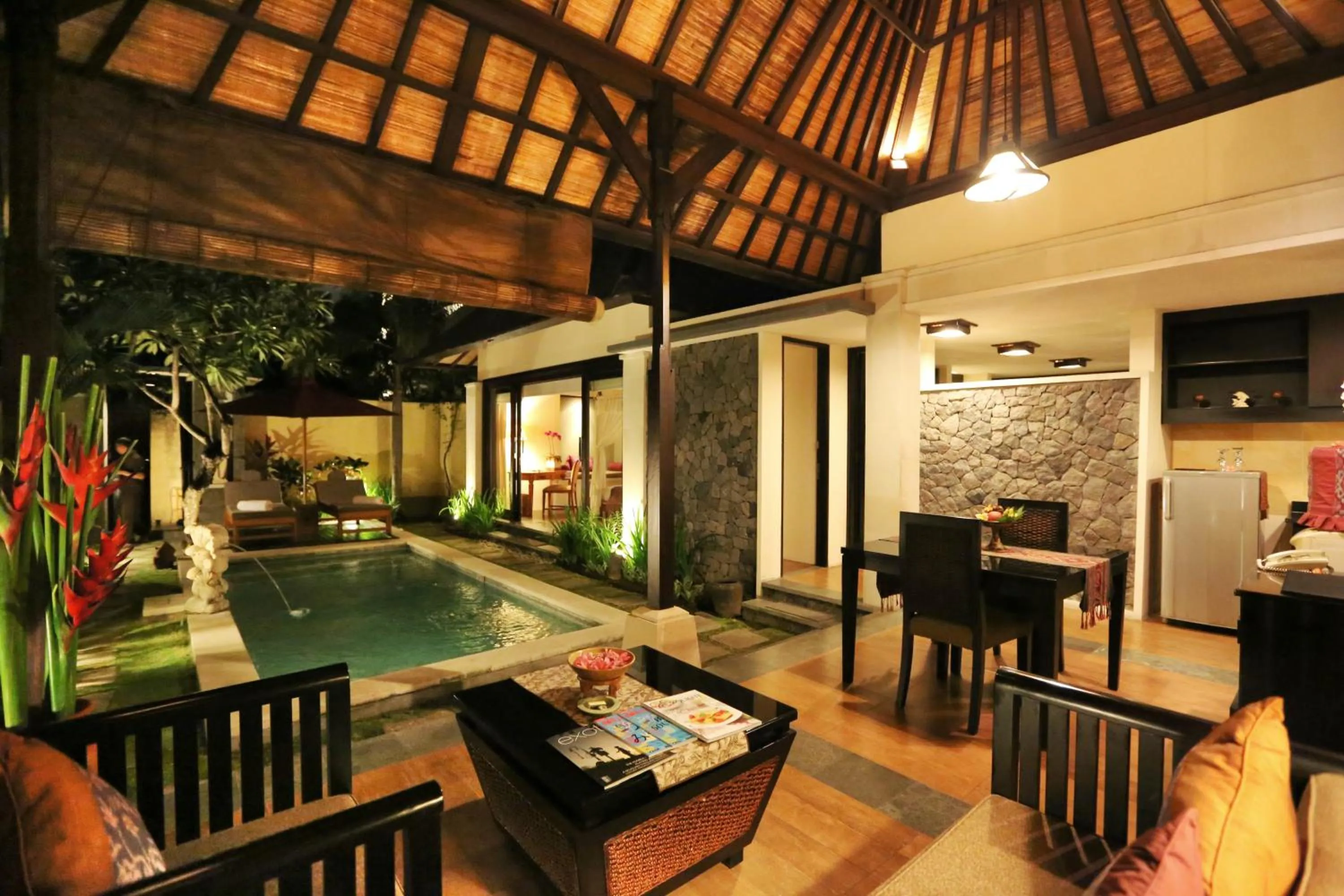 Night in The Sanyas Suite Bali