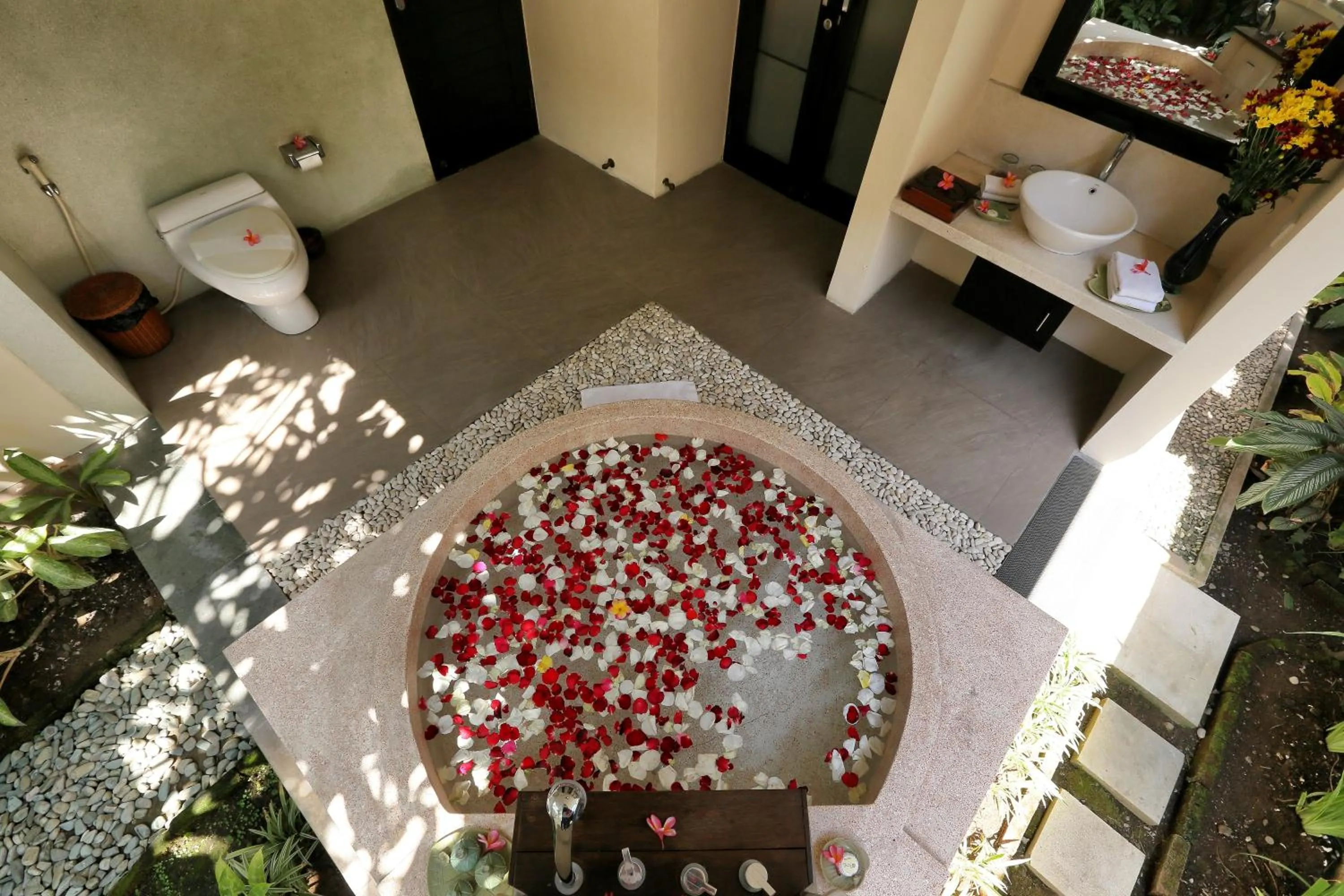 Bathroom in The Sanyas Suite Bali