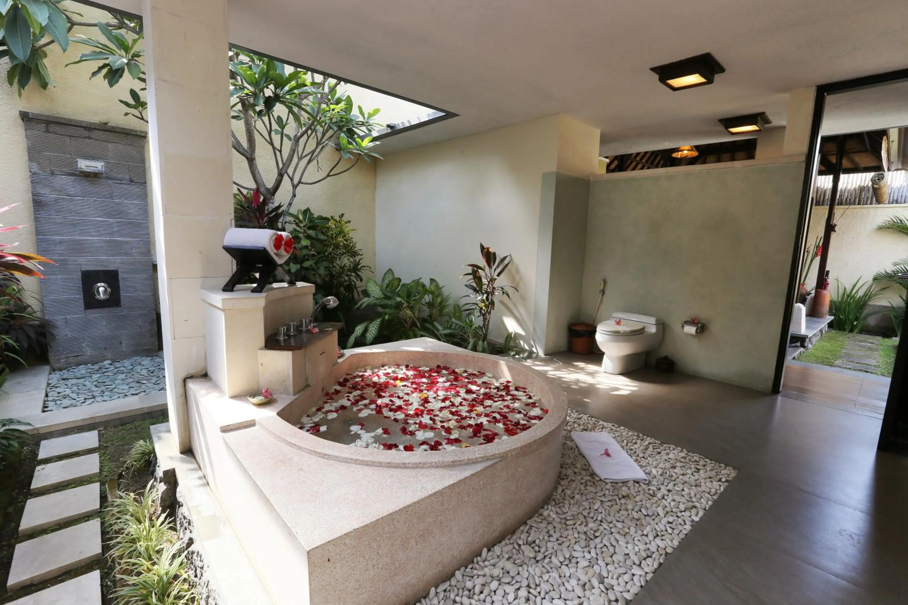 Bathroom in The Sanyas Suite Bali