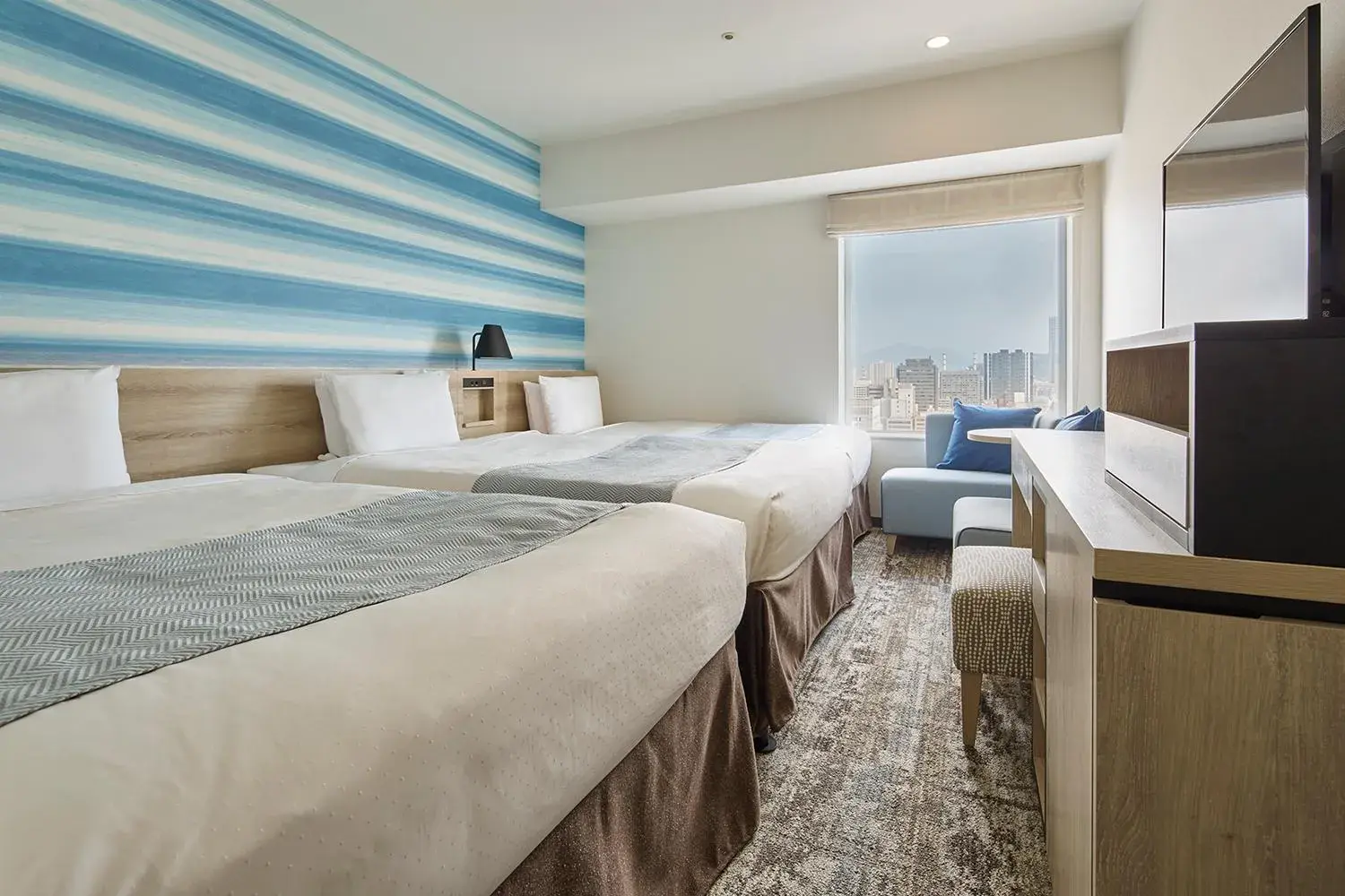 Superior Twin Room with Extra Bed - Non-Smoking in Mitsui Garden Hotel Hiroshima Superior Twin Room with Extra Bed - Non-Smoking in Mitsui Garden Hotel Hiroshima