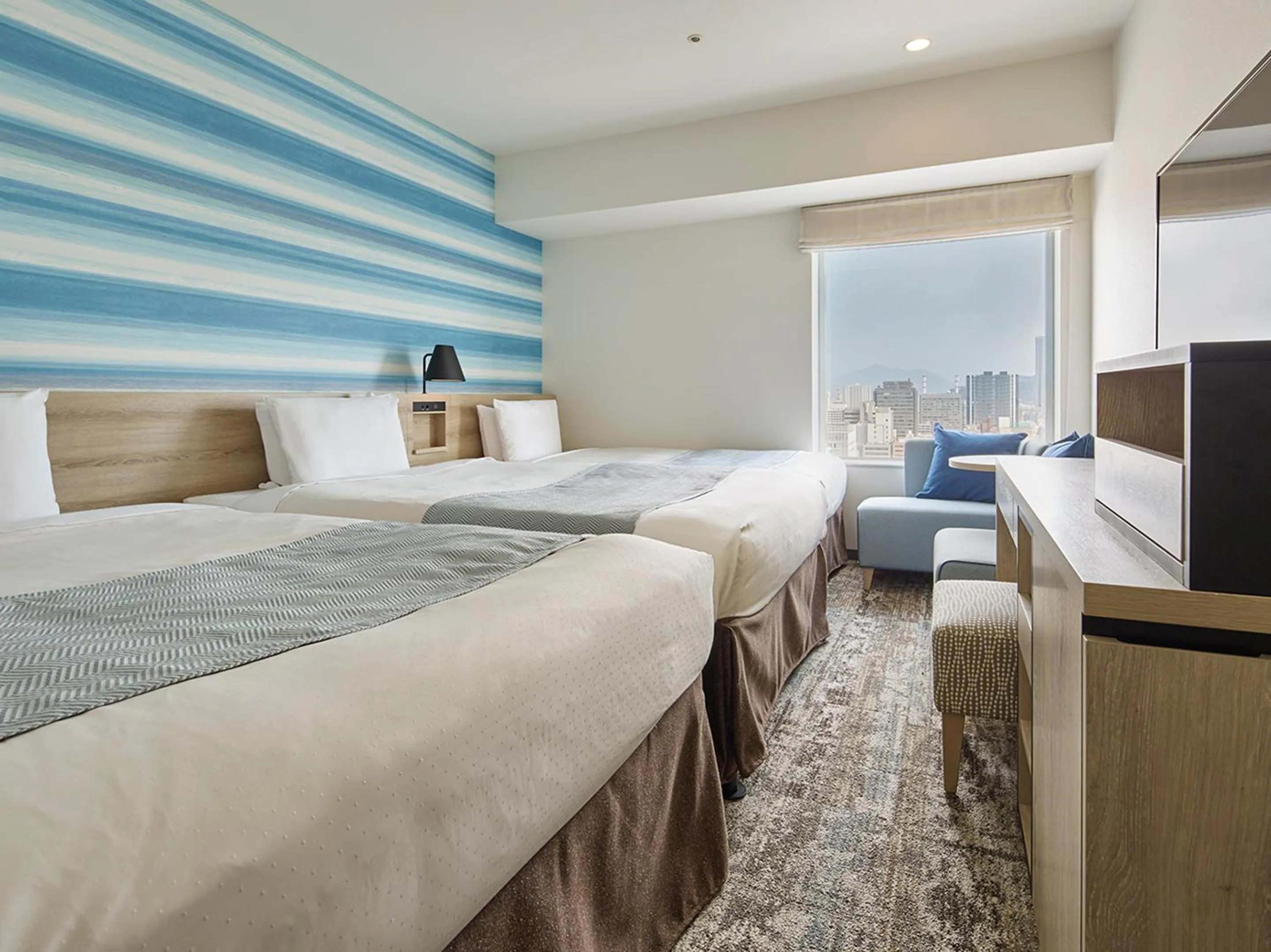 Photo of the whole room, Bed in Mitsui Garden Hotel Hiroshima