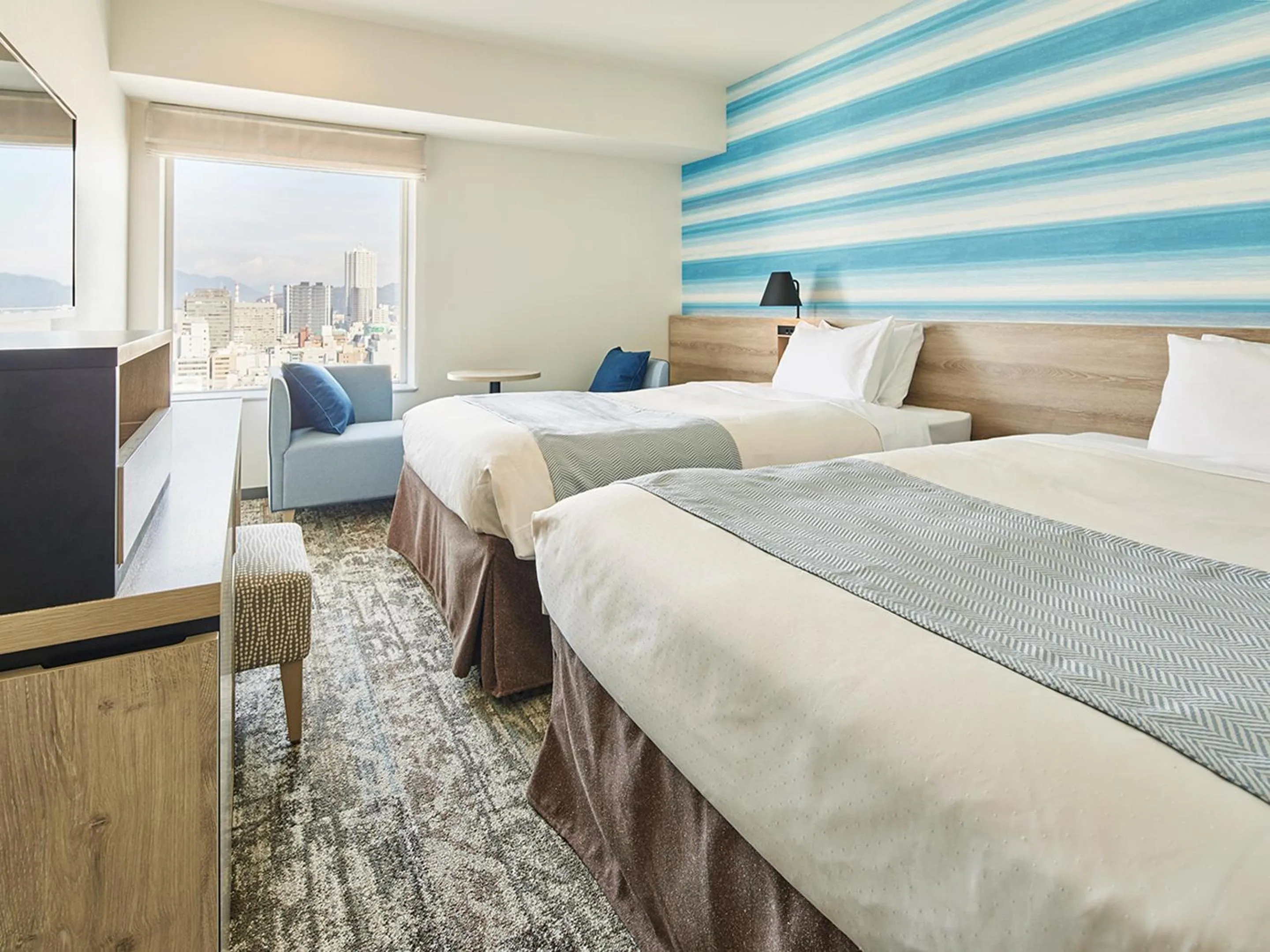 Photo of the whole room, Bed in Mitsui Garden Hotel Hiroshima